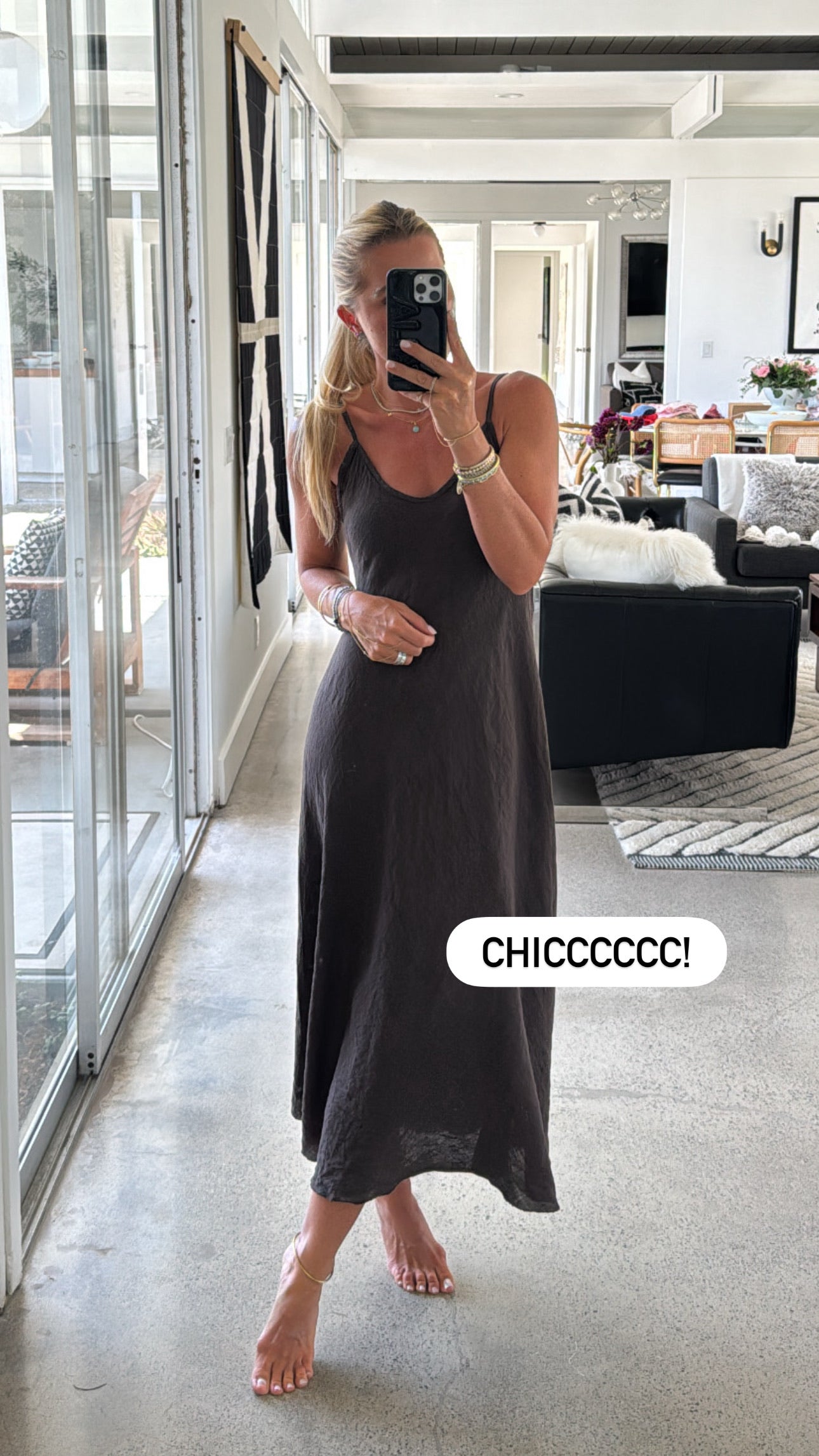 Florence Linen Tank Dress