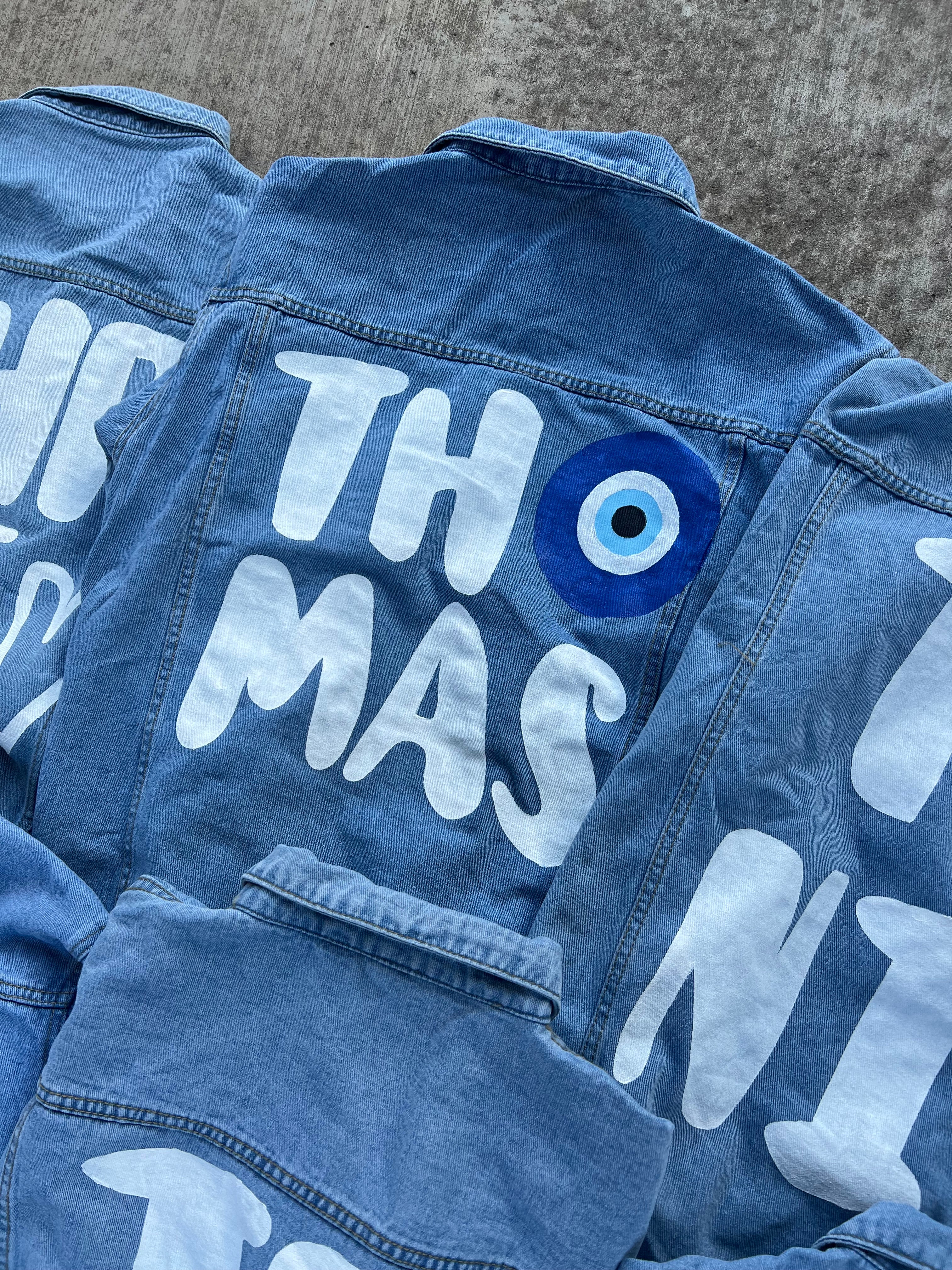 Custom Hand-Painted Jean Jacket