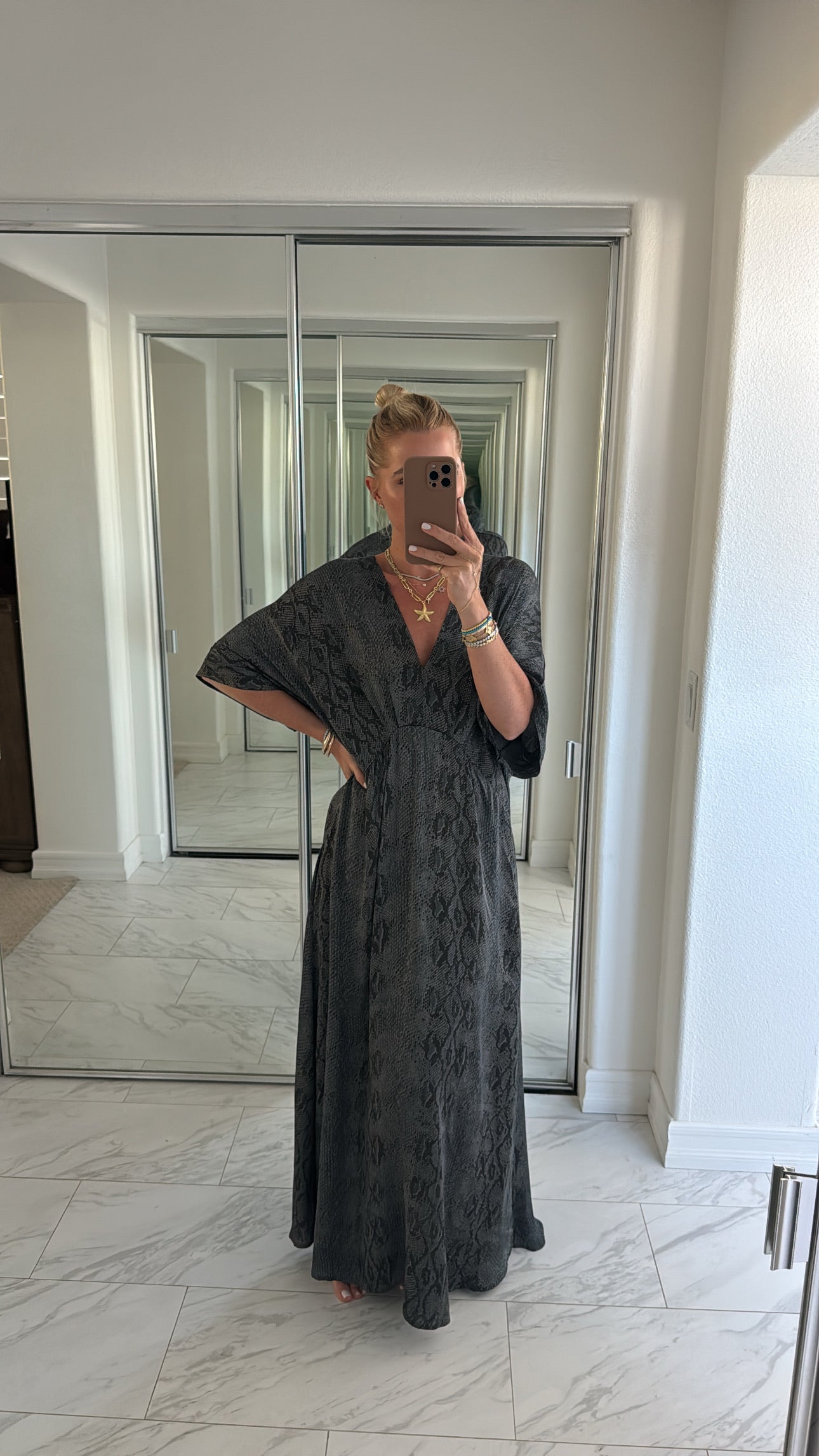 Tiana Dolman Sleeve Maxi Dress
