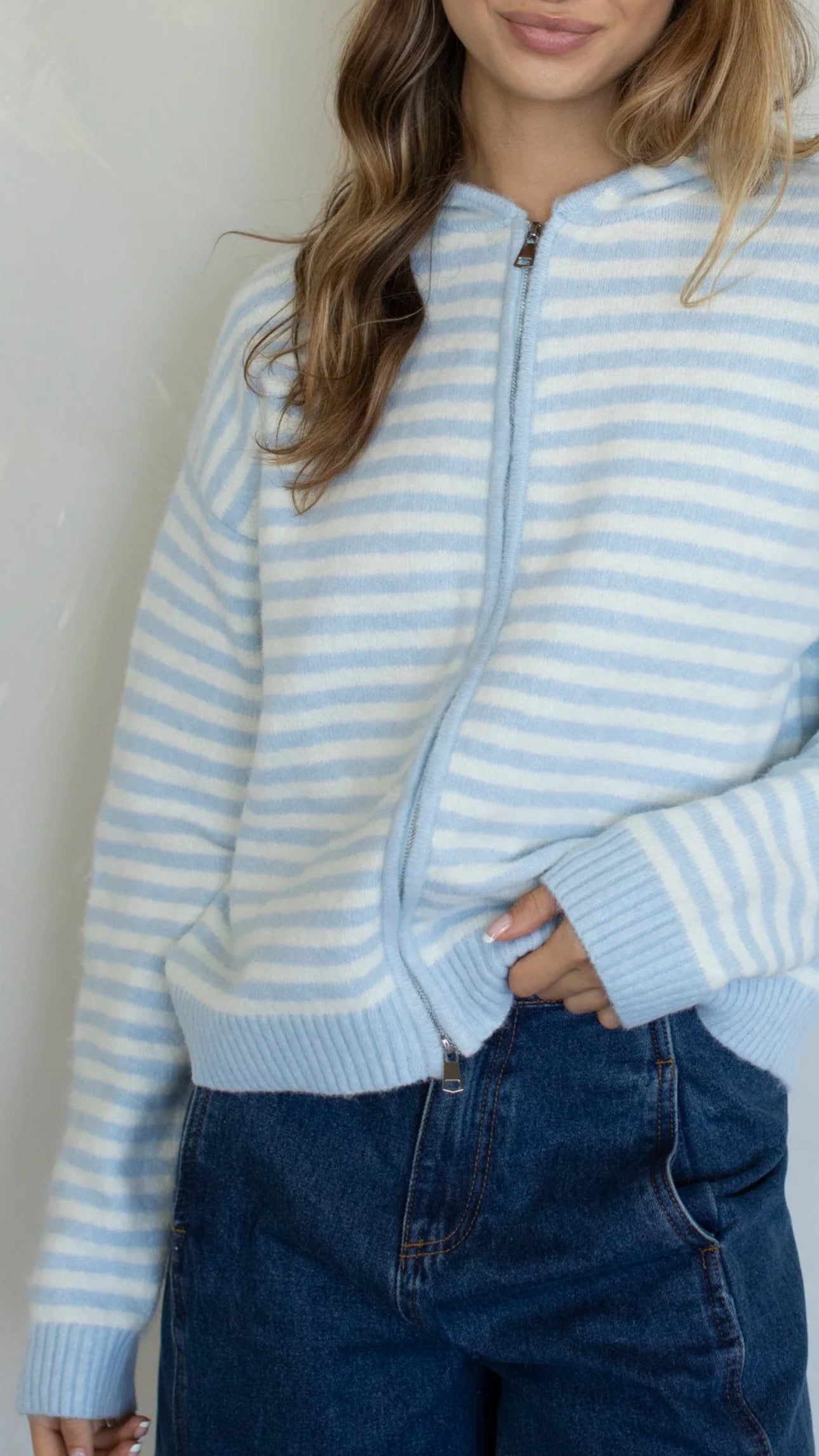 Ruthie Zip-Up Hoodie Sweater