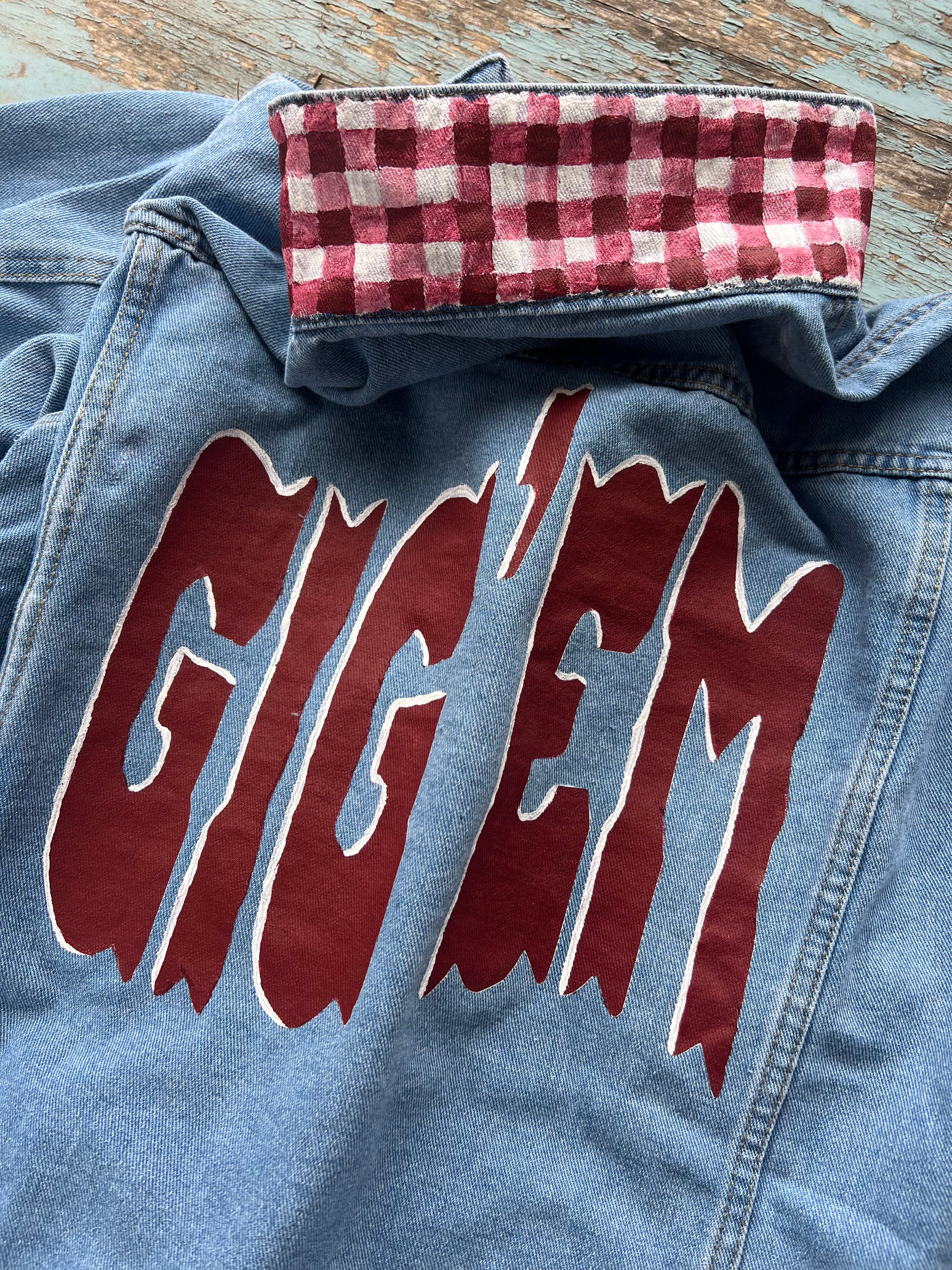 Custom Hand-Painted Jean Jacket