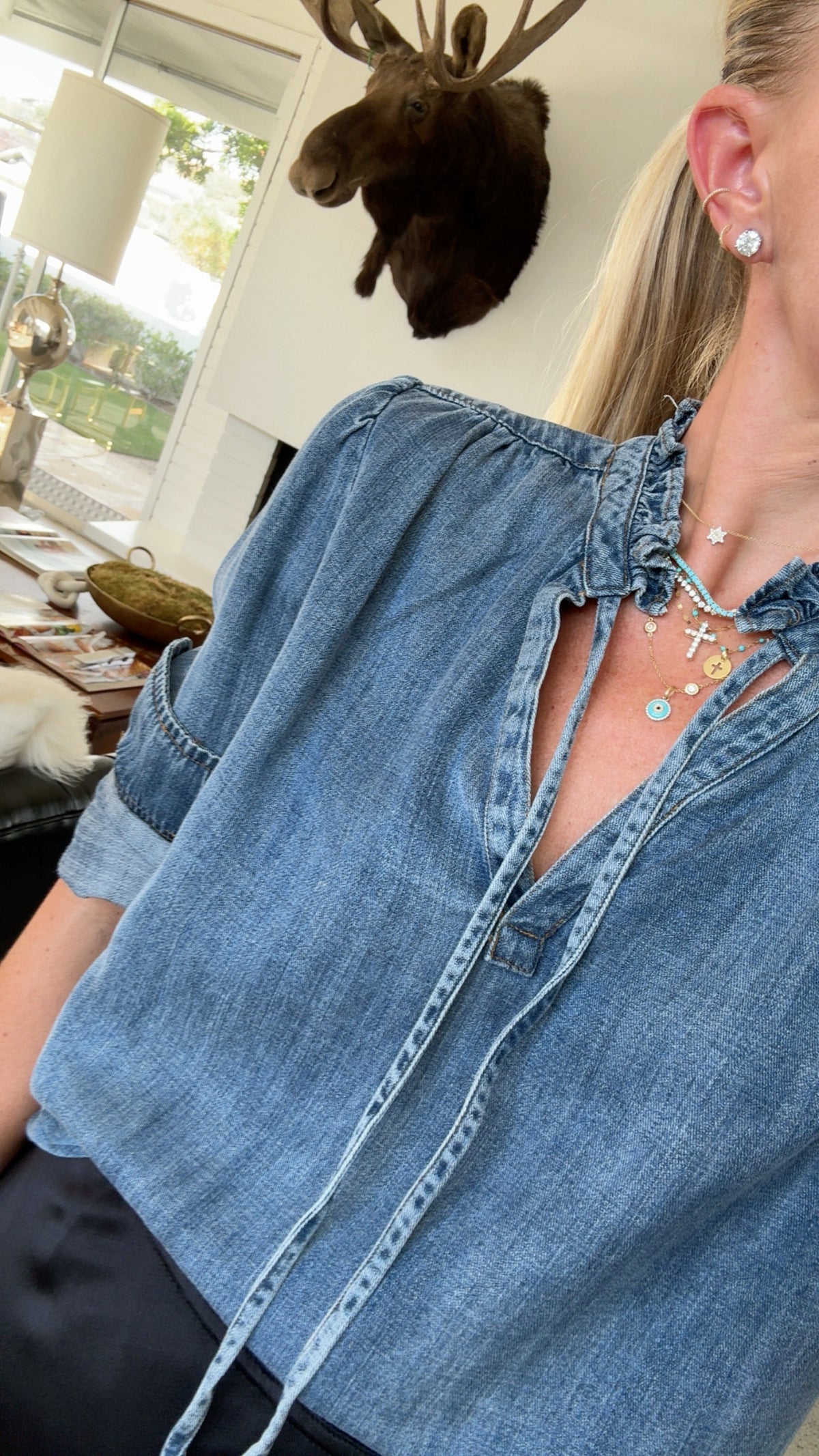 Bobbi Denim Top