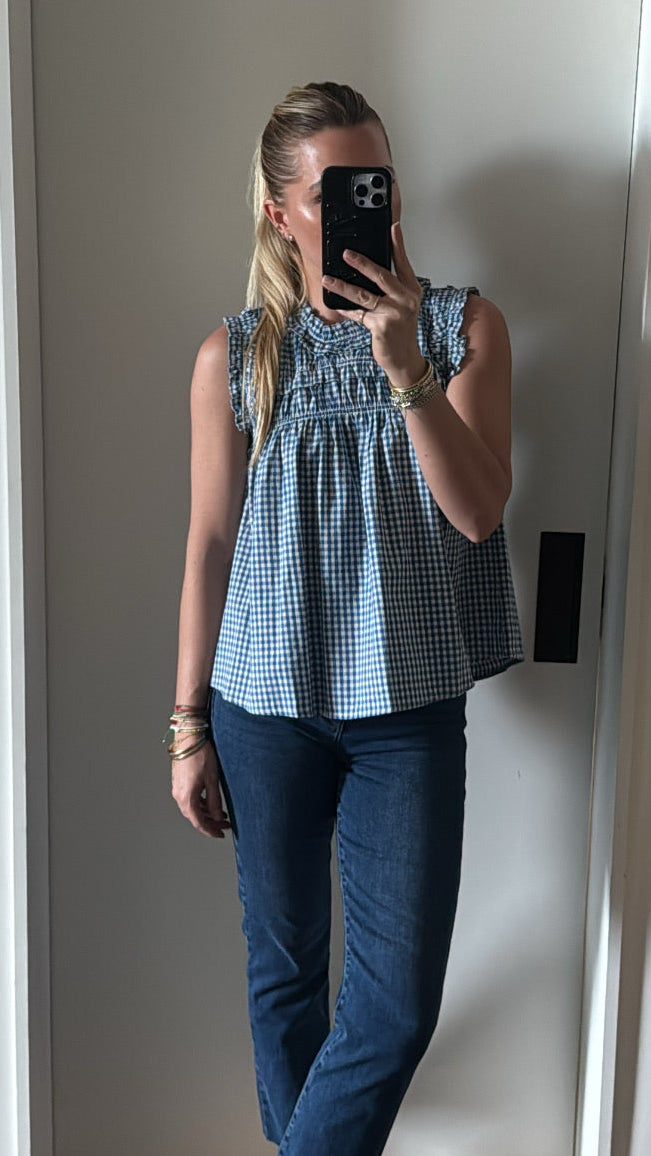 Ginny Gingham Top