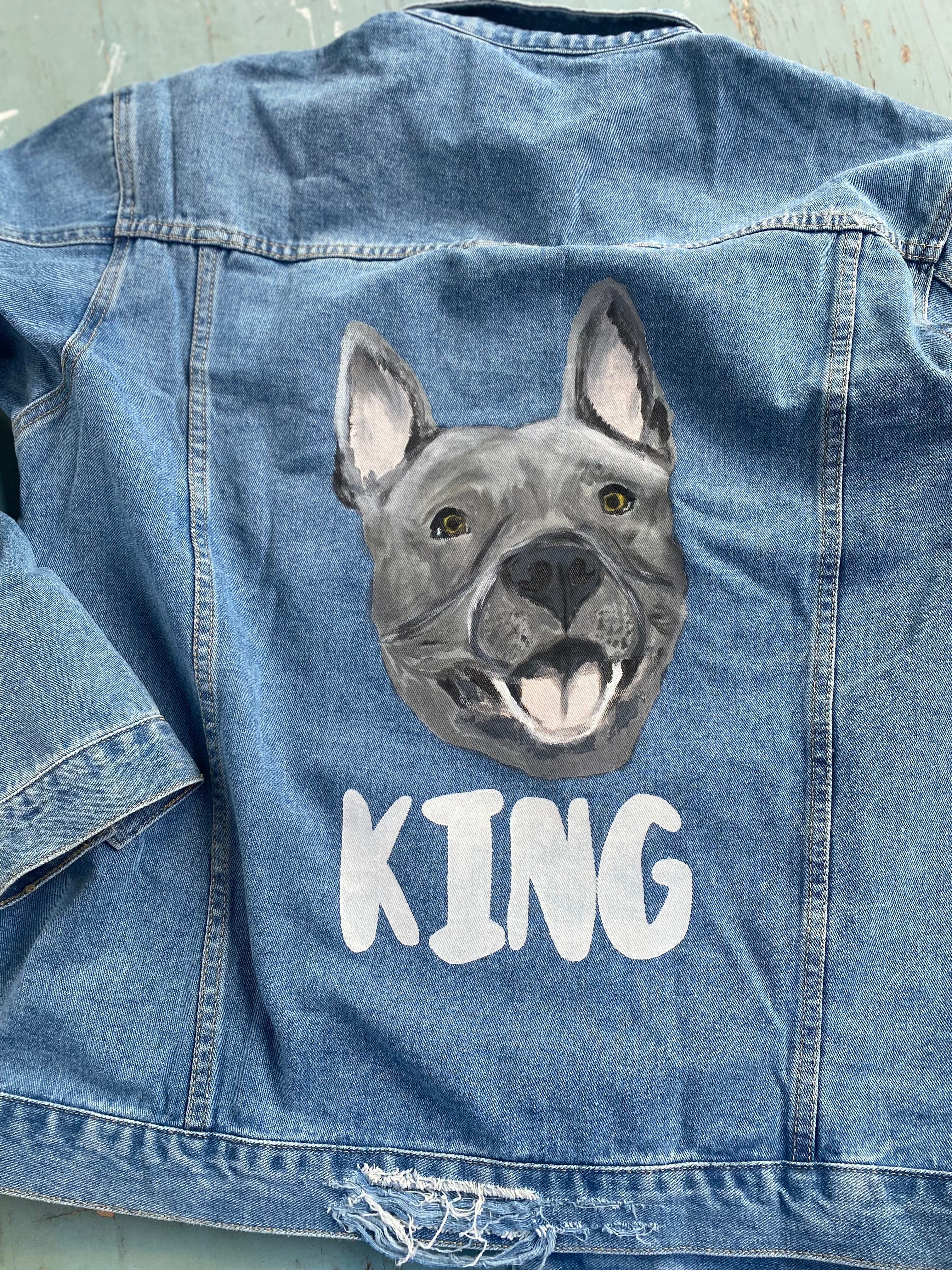 Custom Hand-Painted Jean Jacket