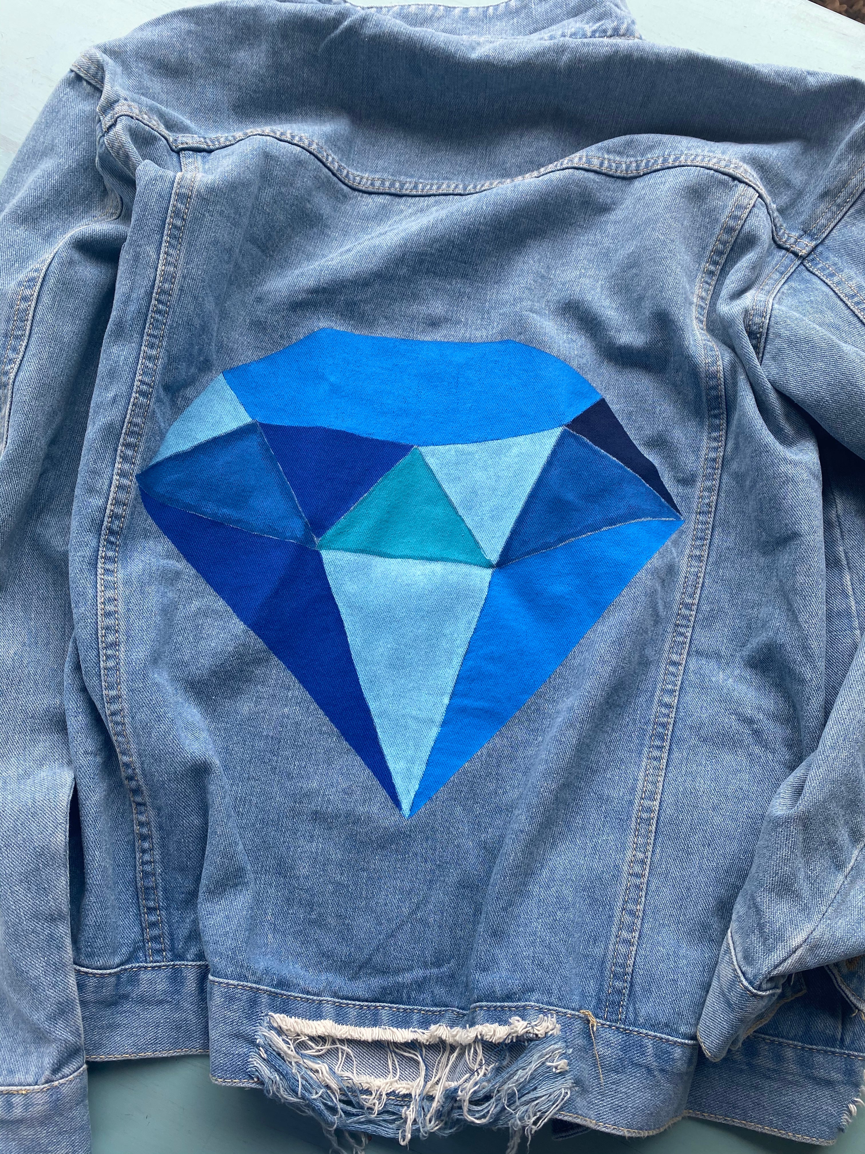 Custom Hand-Painted Jean Jacket