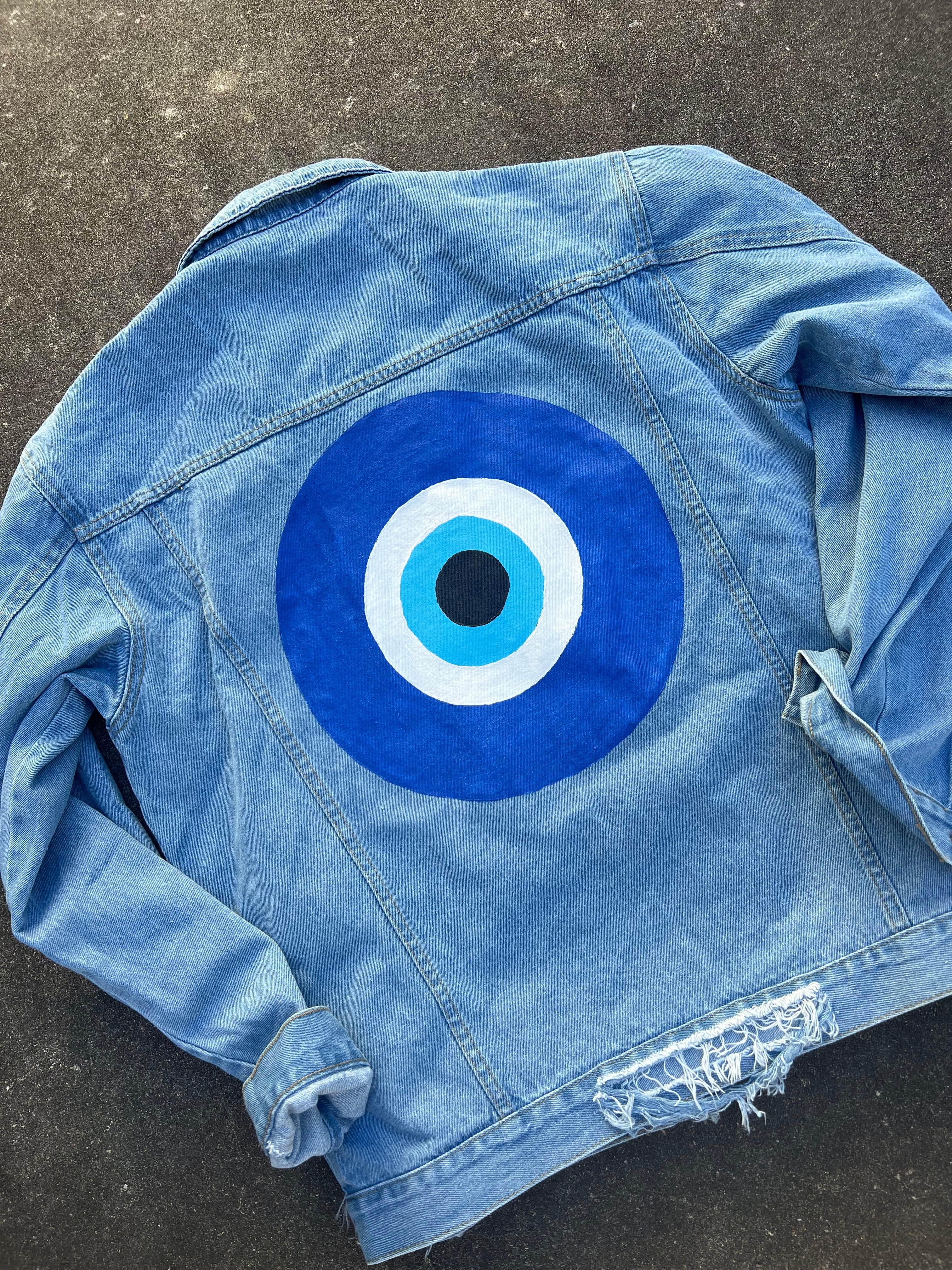 Custom Hand-Painted Jean Jacket