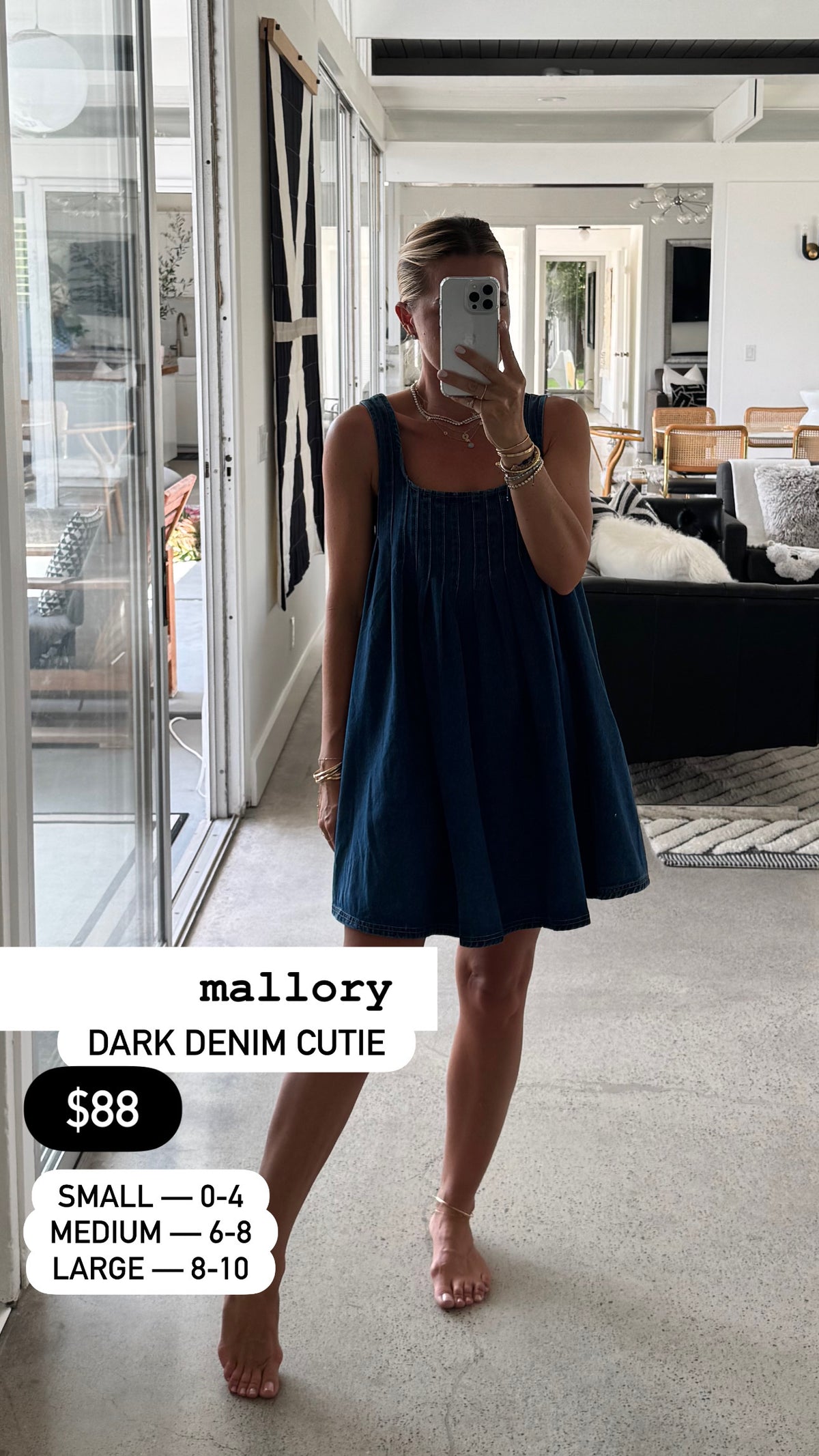 Mallory Denim Mini Dress
