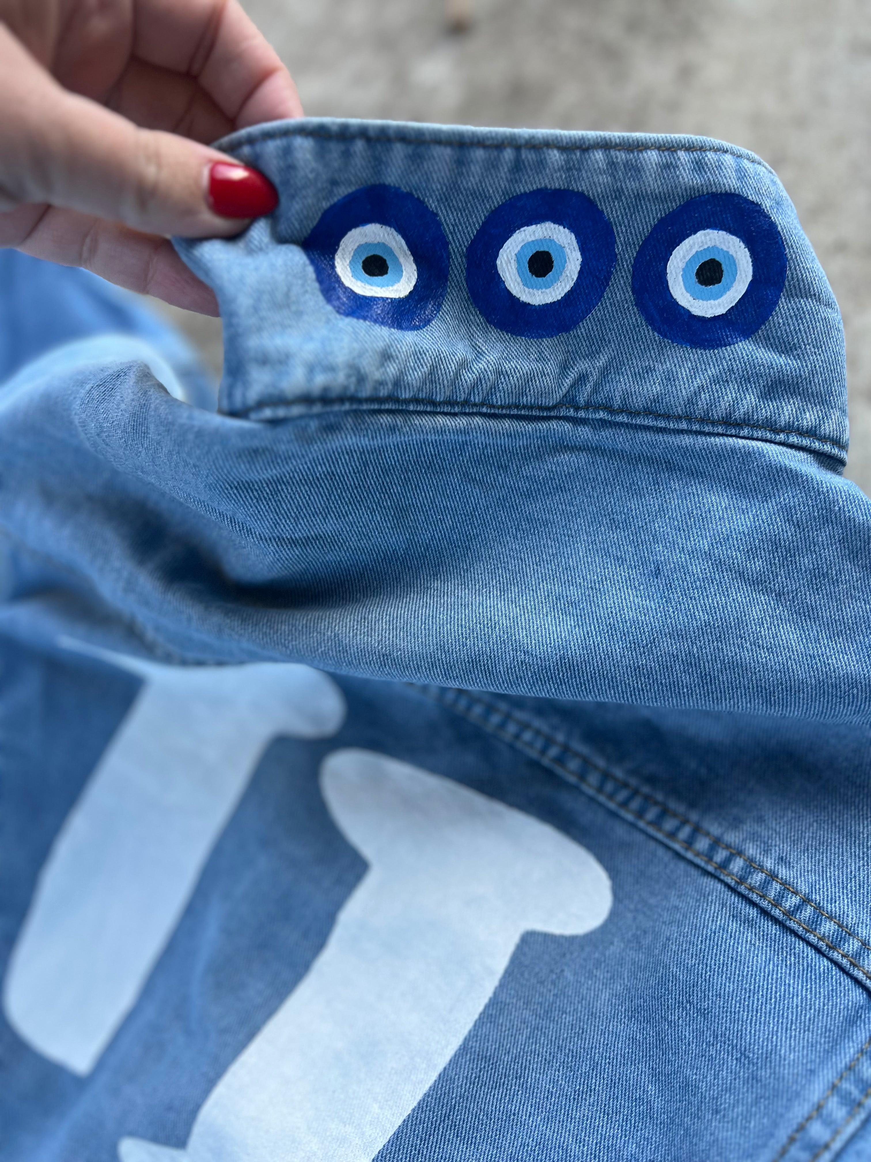 Custom Hand-Painted Jean Jacket