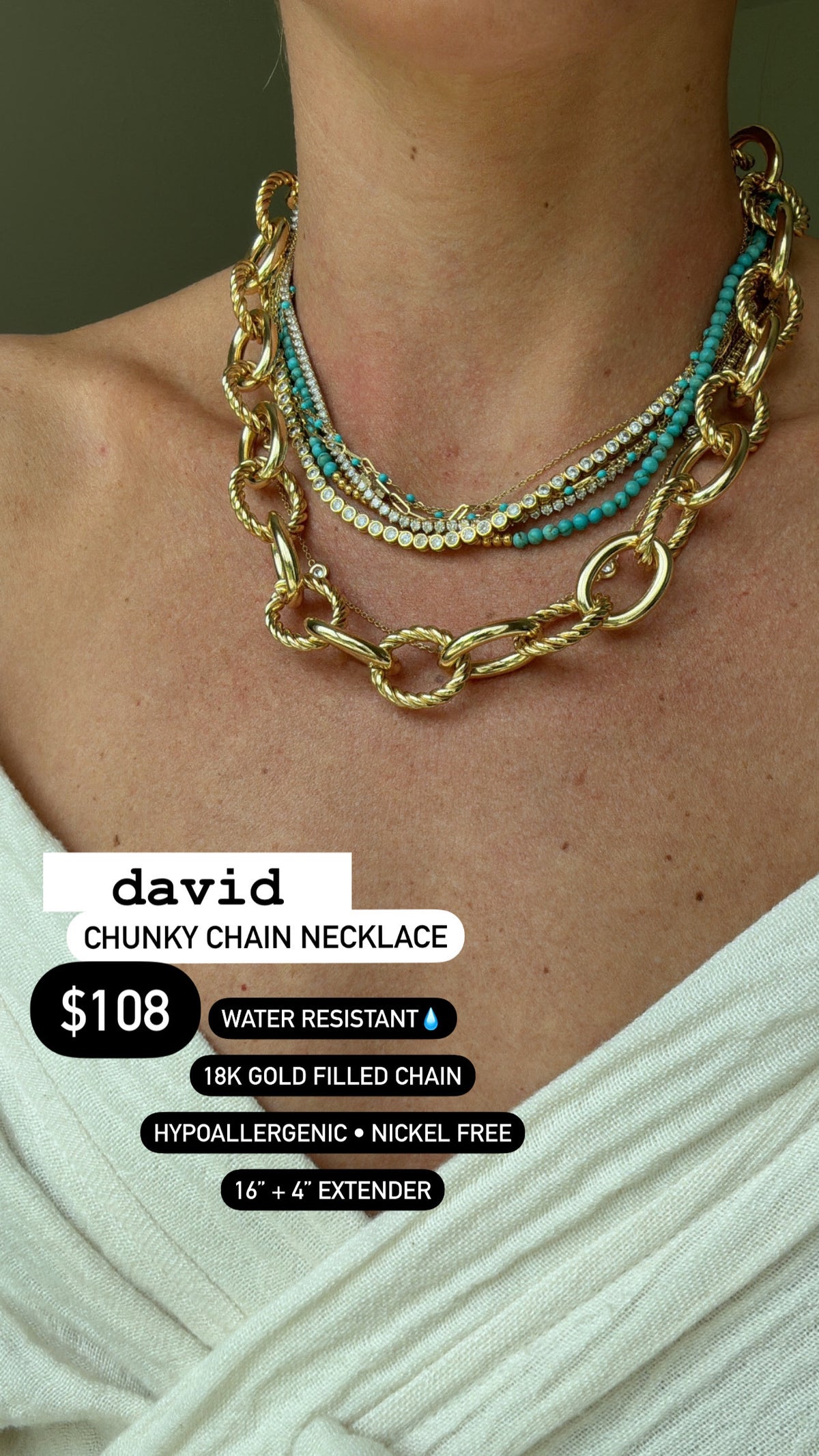 David Statement Necklace