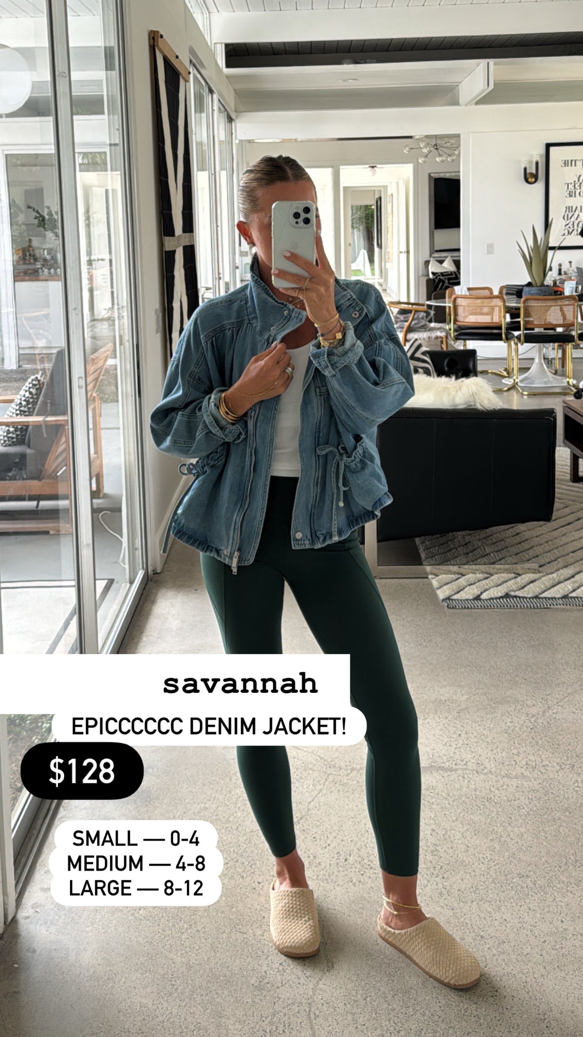 Savannah Cinch Denim Jacket