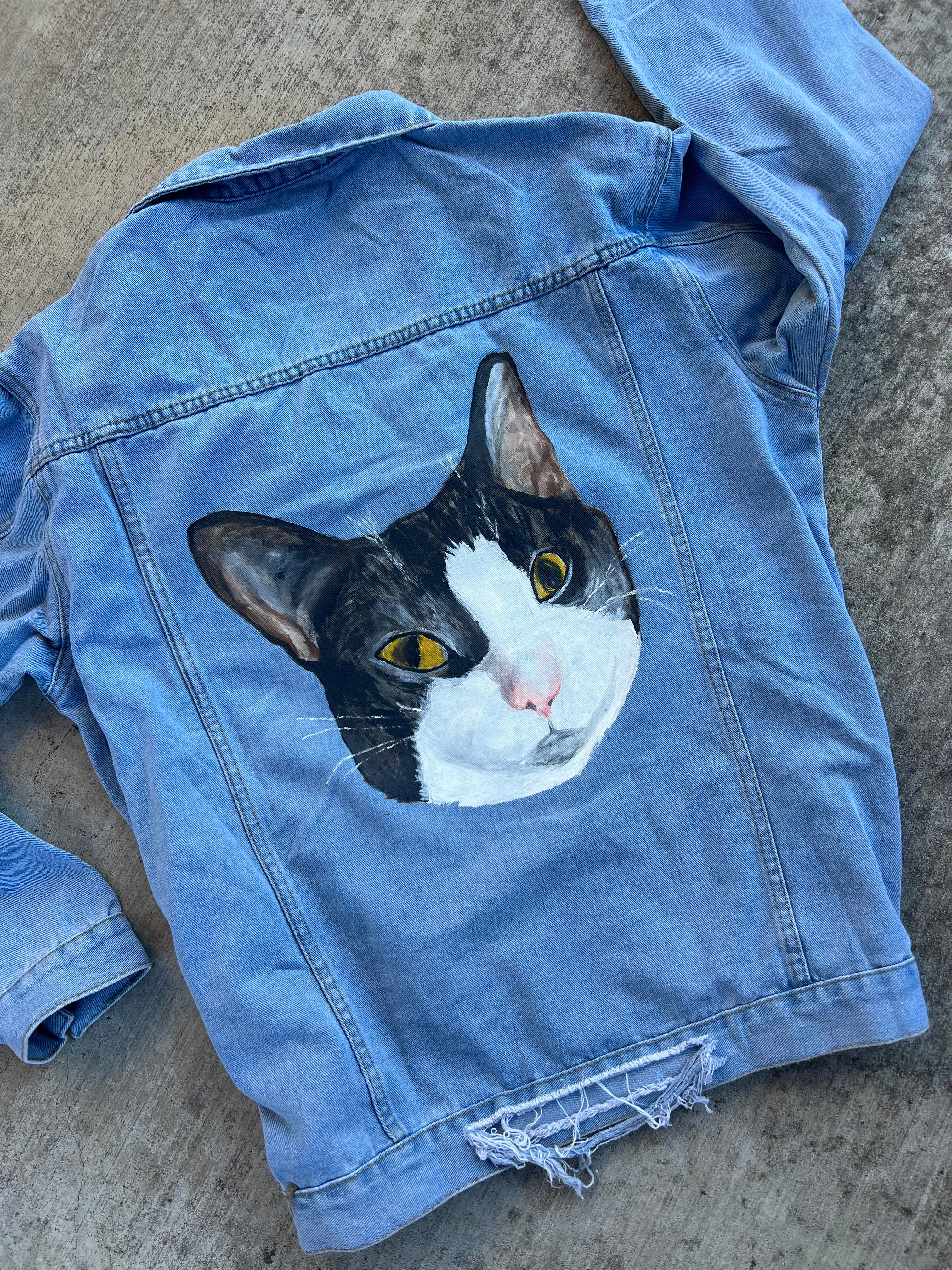 Custom Hand-Painted Jean Jacket