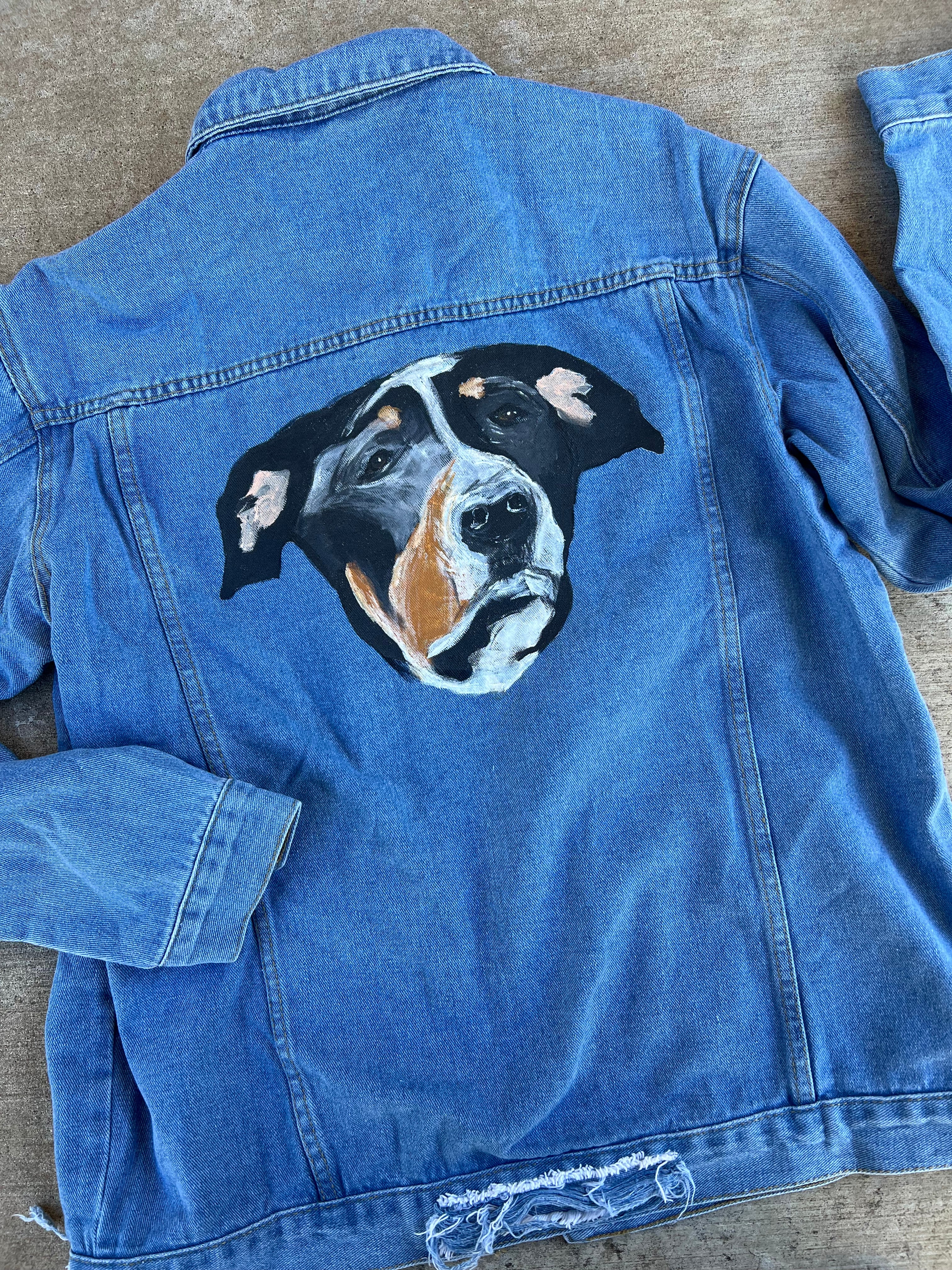 Custom Hand-Painted Jean Jacket