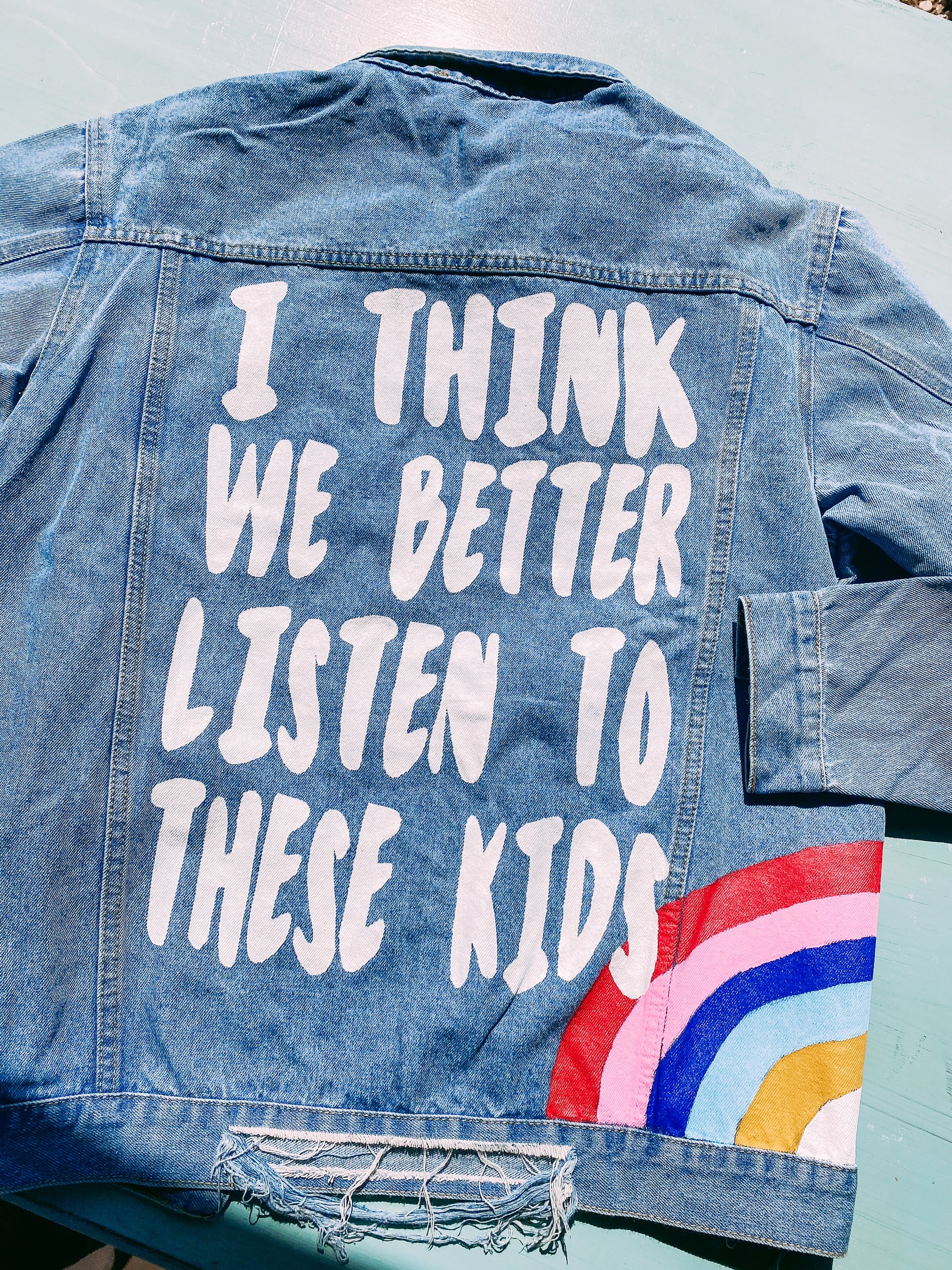 Custom Hand-Painted Jean Jacket