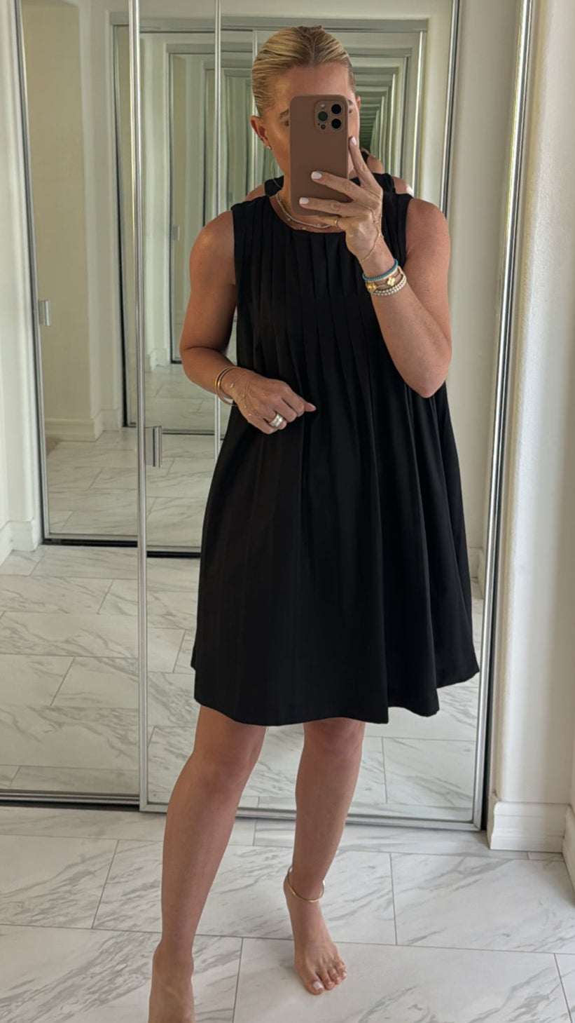 Camille Pleated Mini Dress