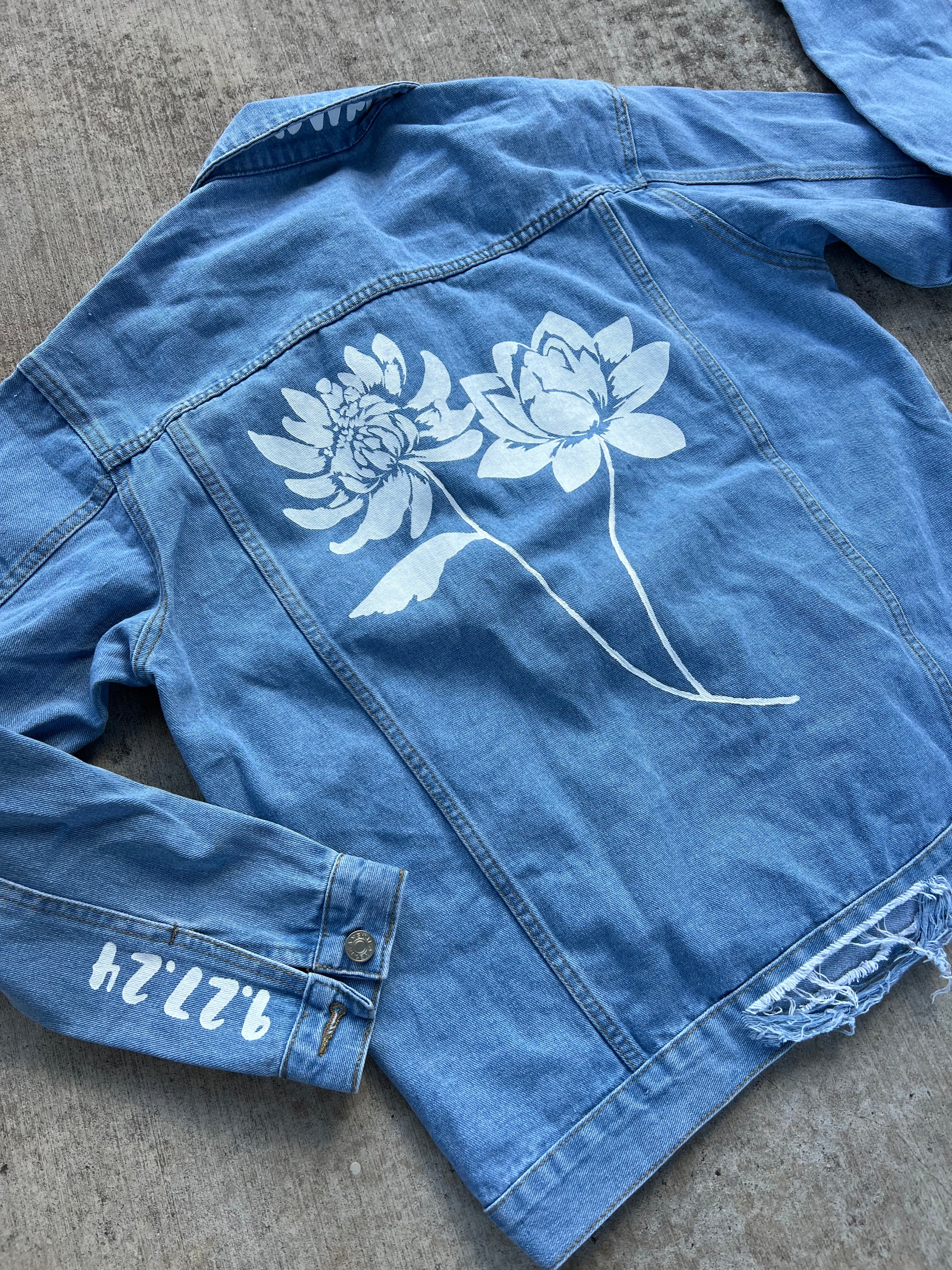 Custom Hand-Painted Jean Jacket