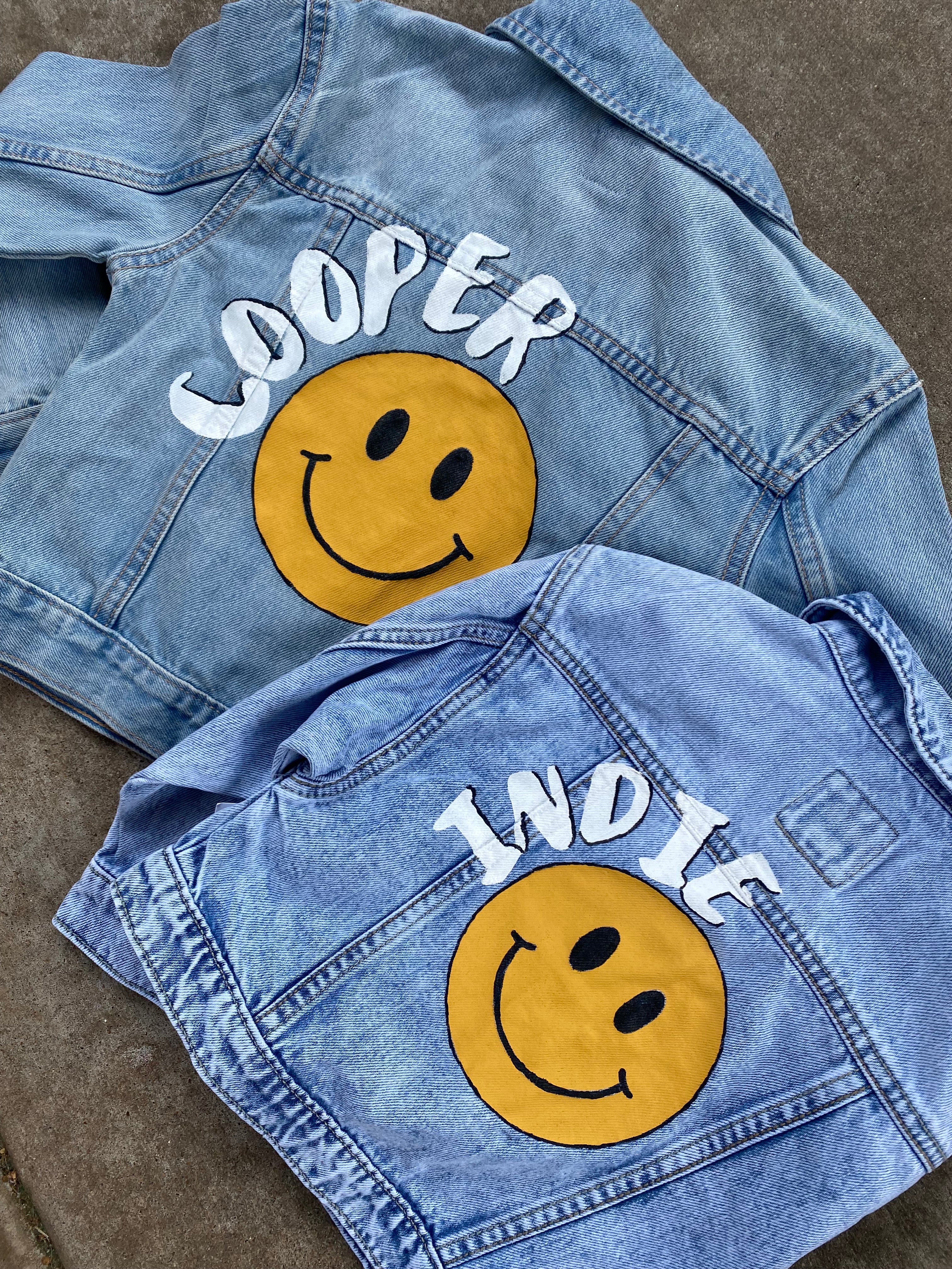 Custom Hand-Painted Jean Jacket