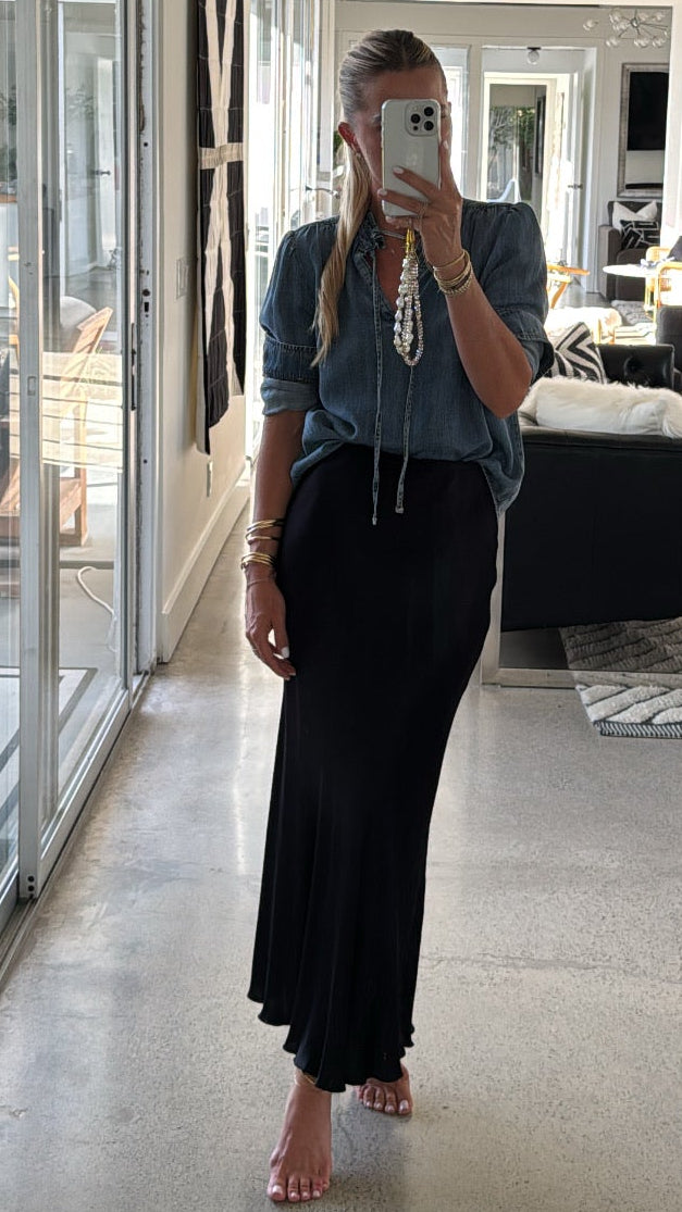 Bobbi Denim Top