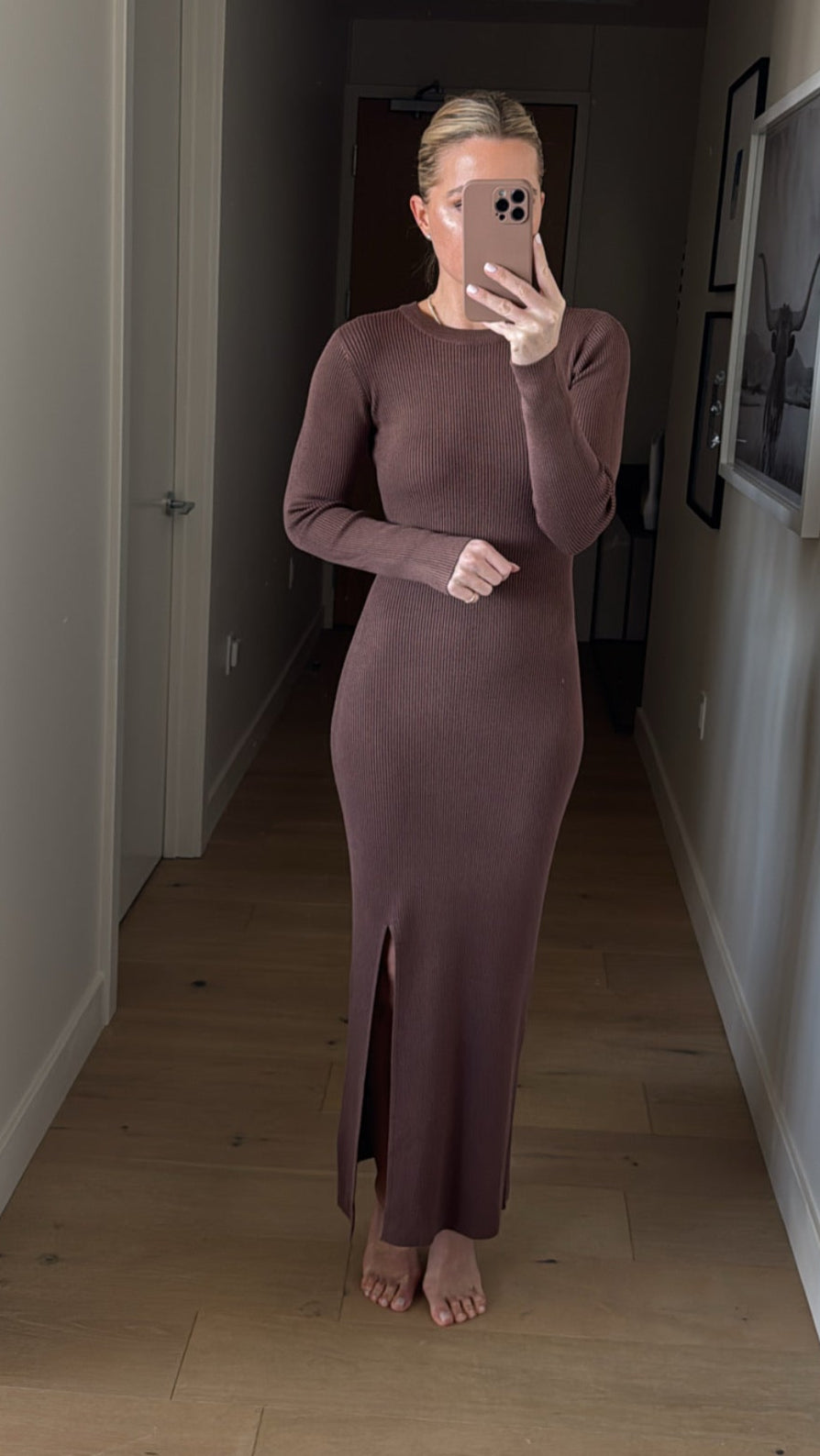 Ribbed Sweater Dress