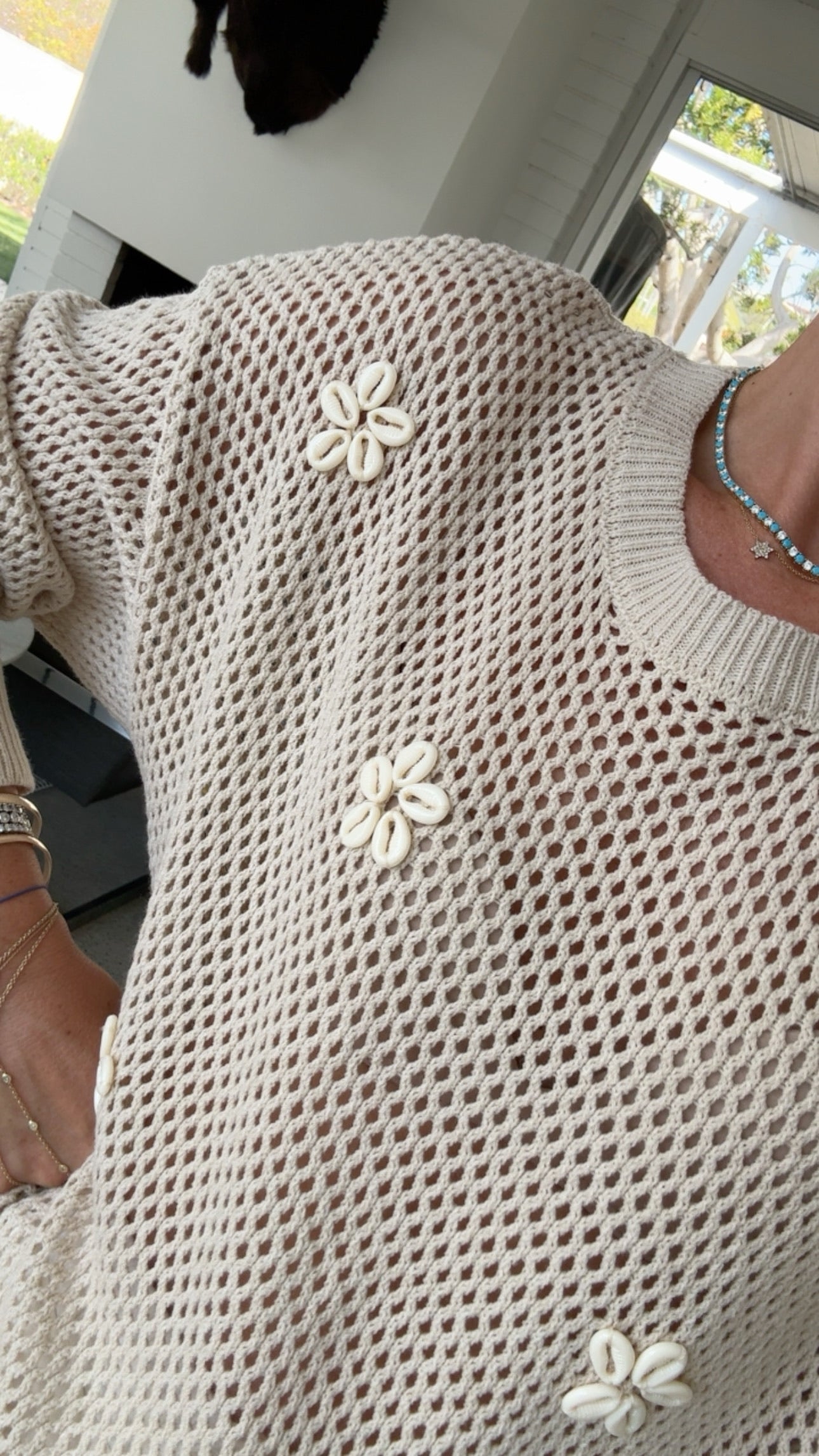 Kauai Flower Sweater