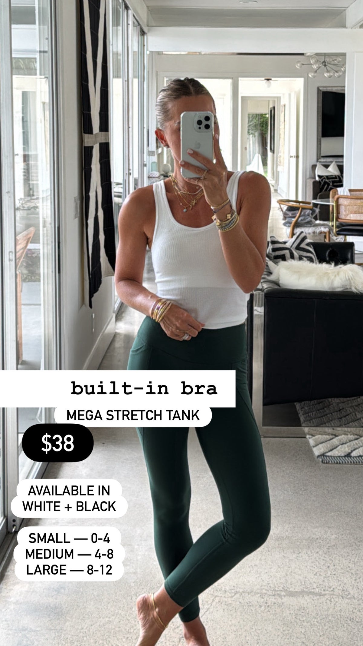 Ribbed Bra Tank