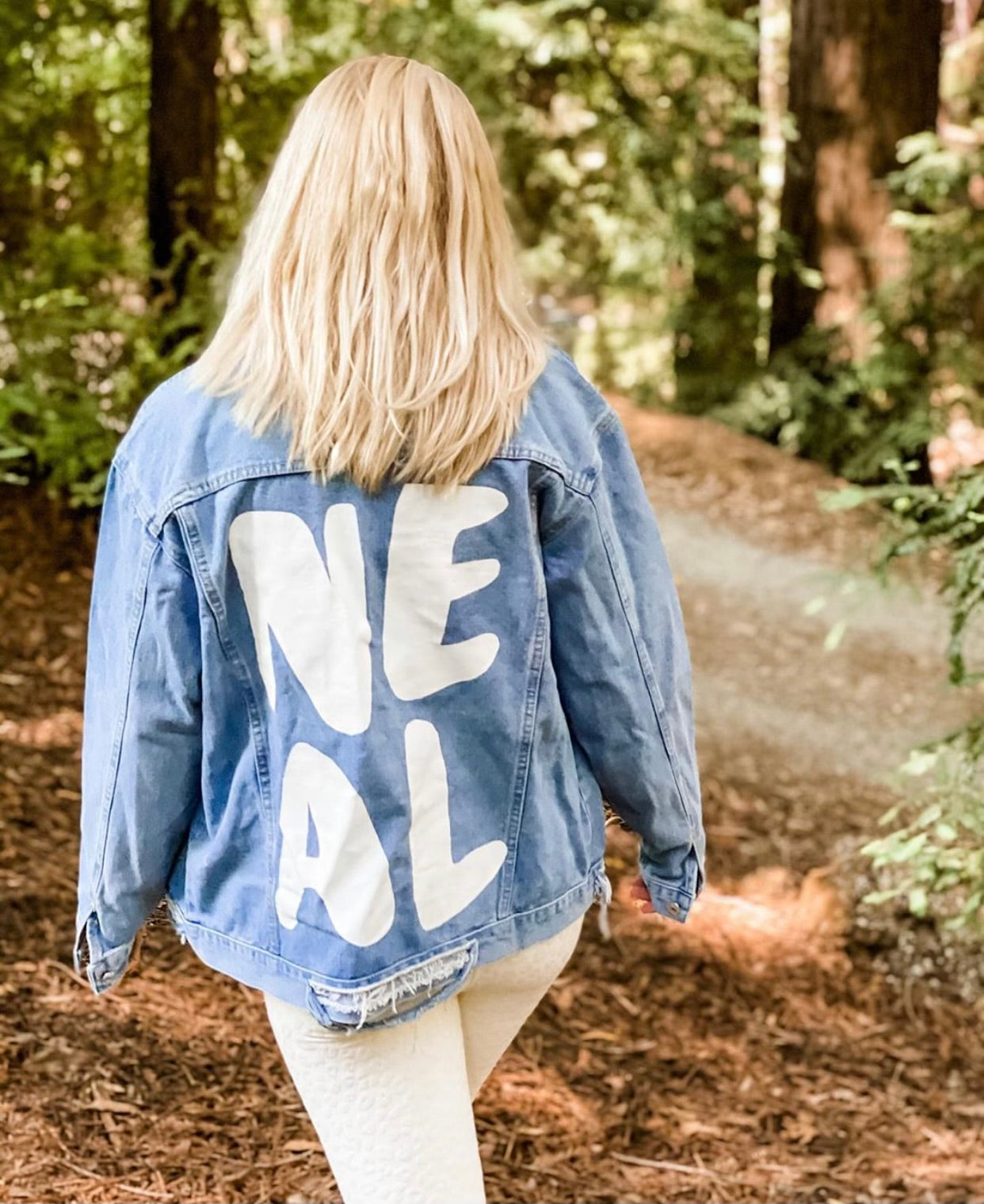 Custom Hand-Painted Jean Jacket