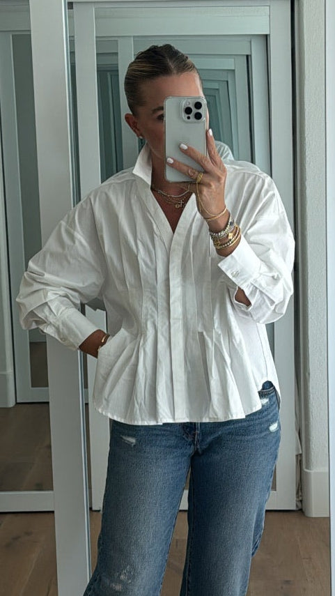Danika Pleated Top