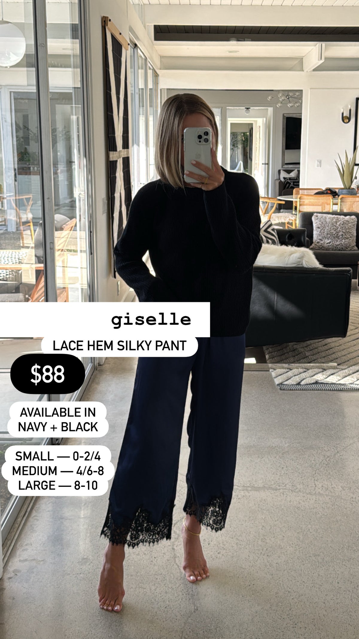 Giselle Satin Pant