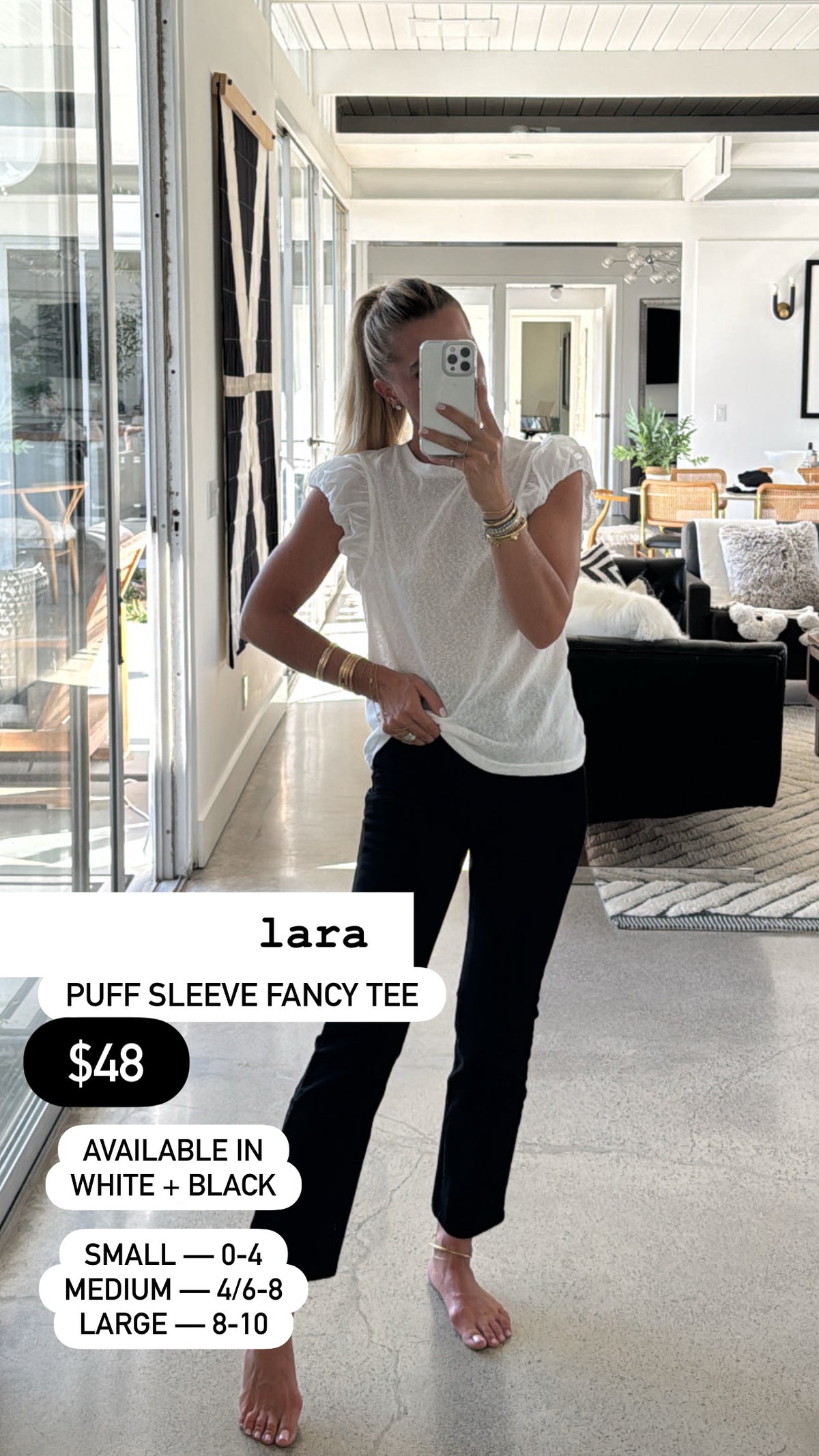 Lara Puff Sleeve Shirt