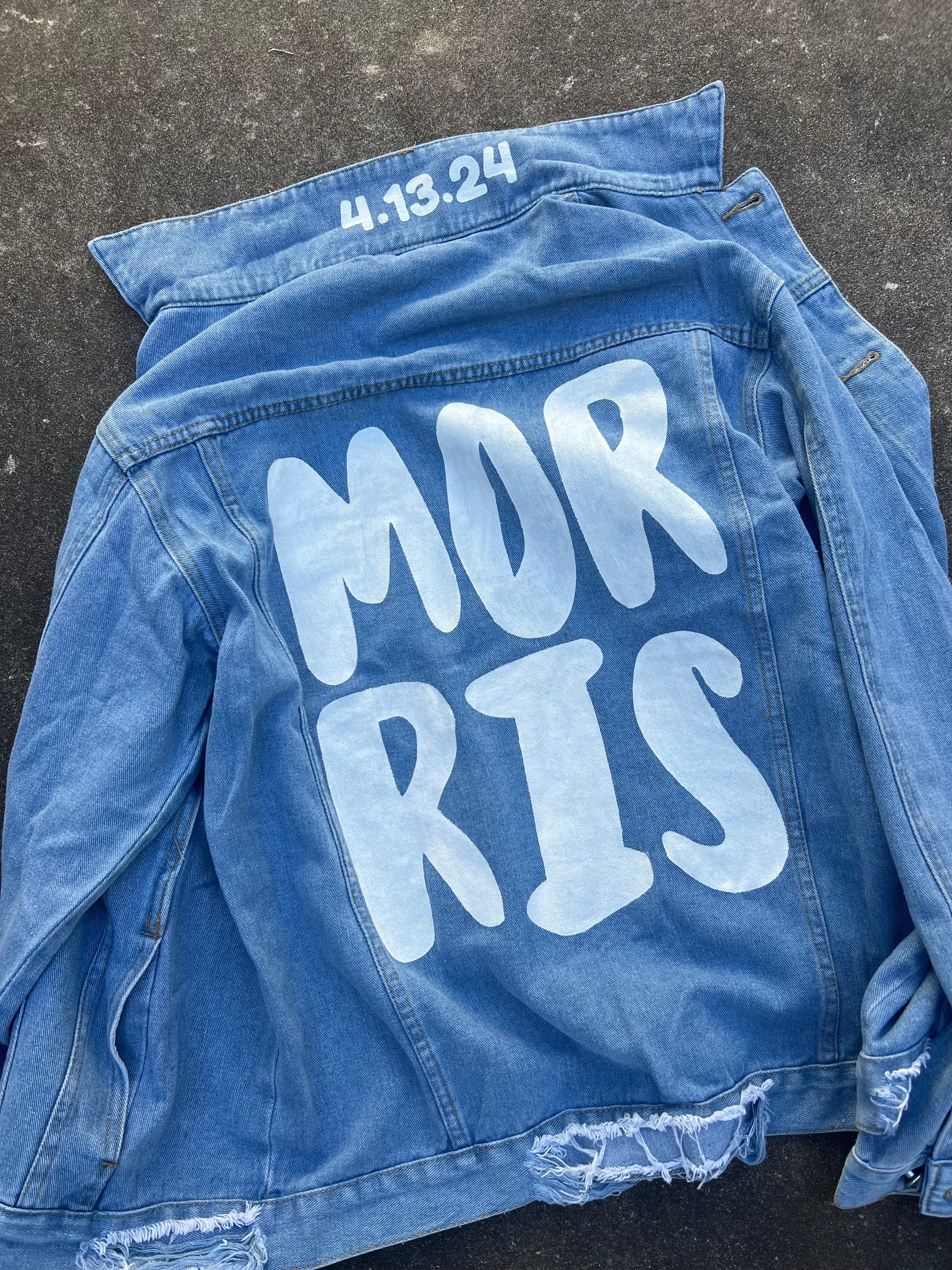 Custom Hand-Painted Jean Jacket