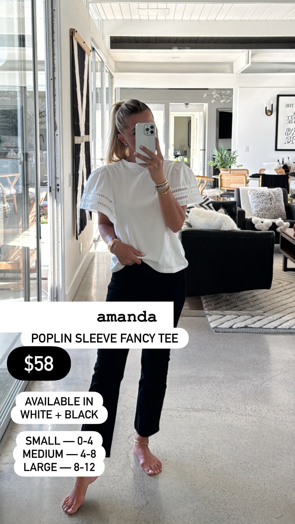 Amanda Flutter Sleeve Tee