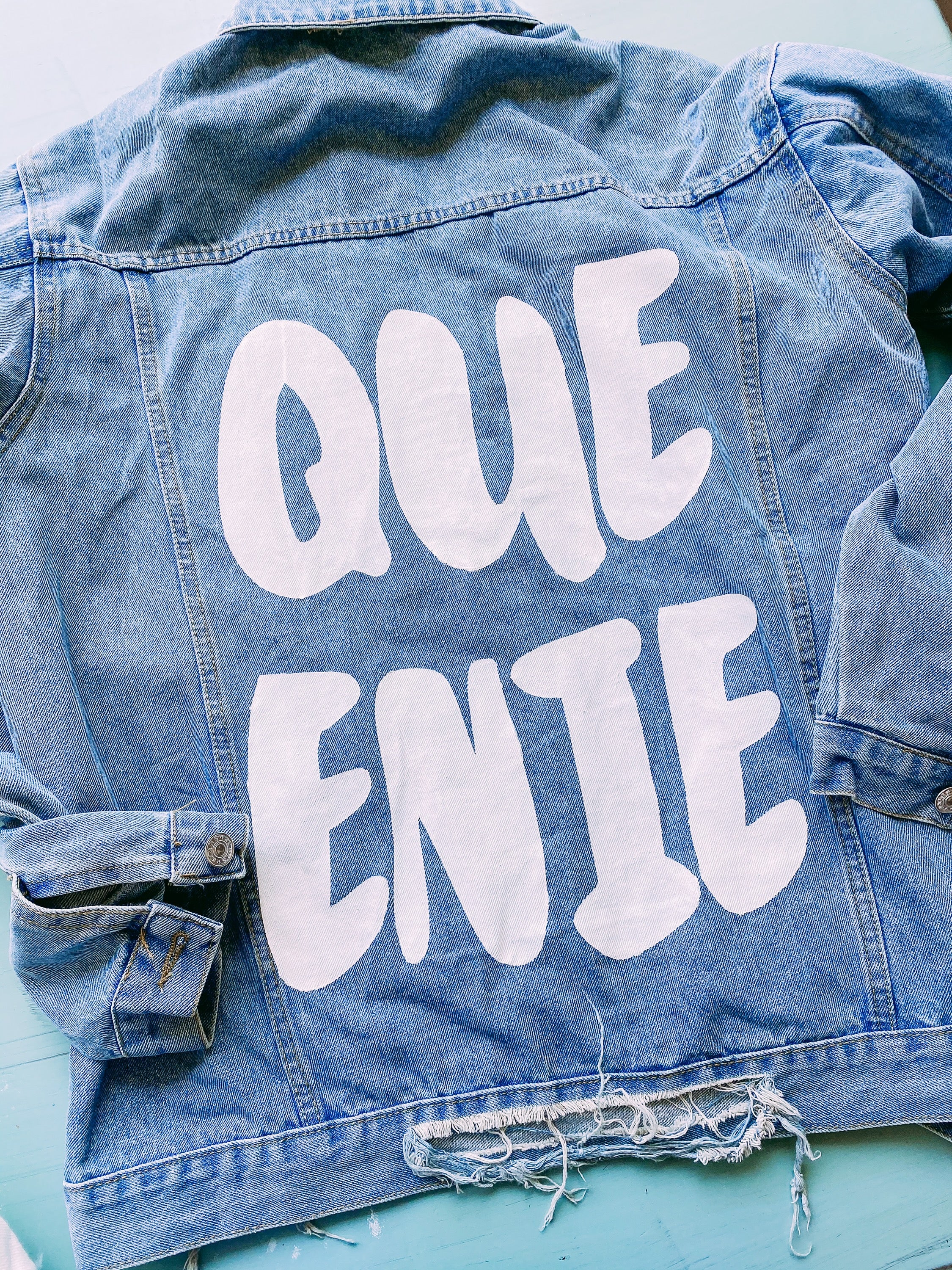 Custom Hand-Painted Jean Jacket