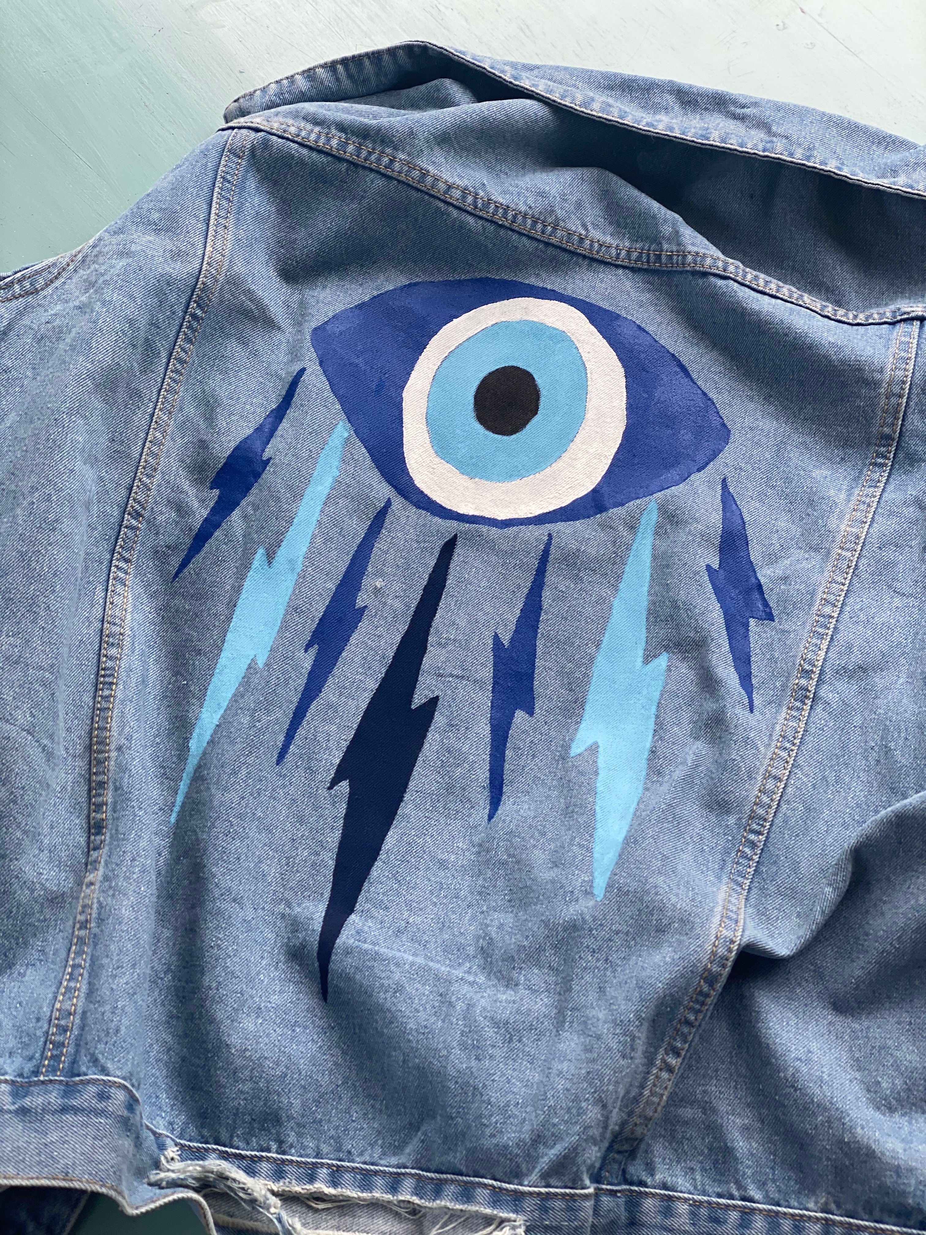 Custom Hand-Painted Jean Jacket