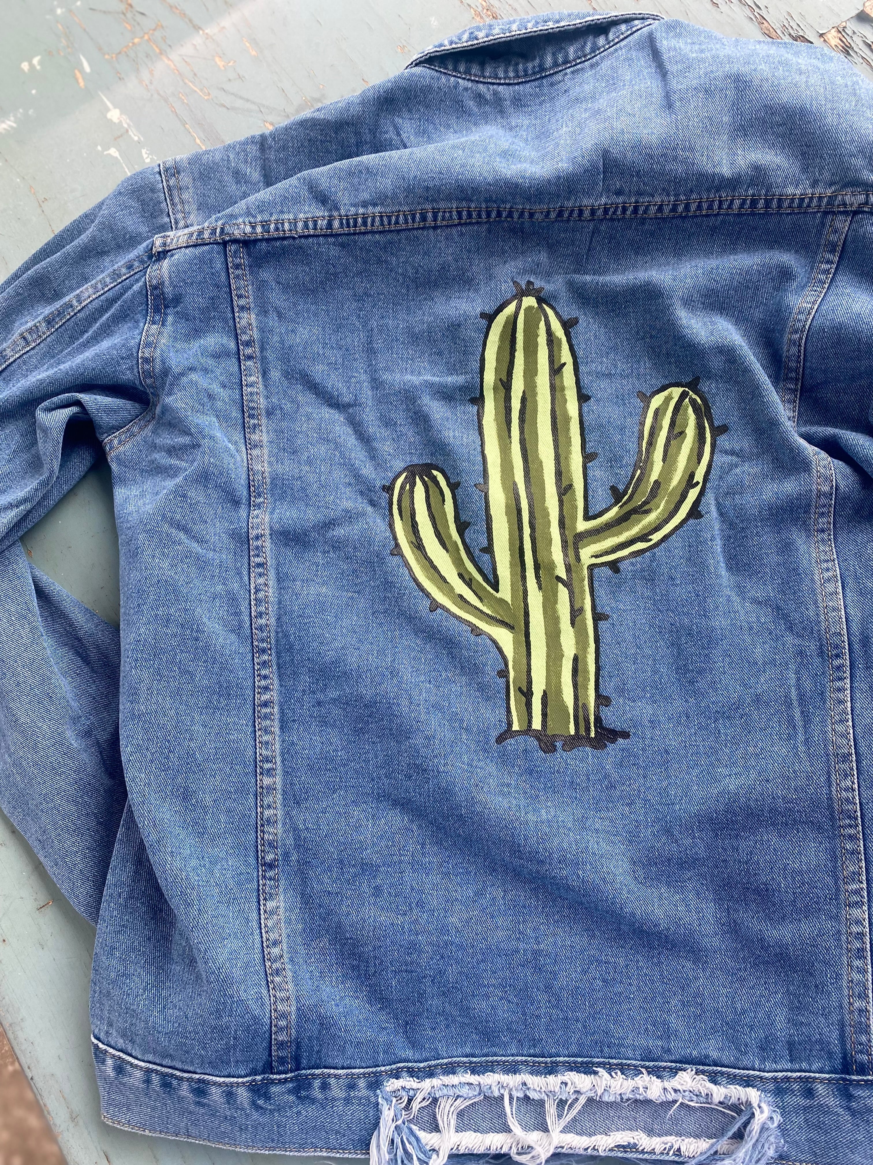 Custom Hand-Painted Jean Jacket