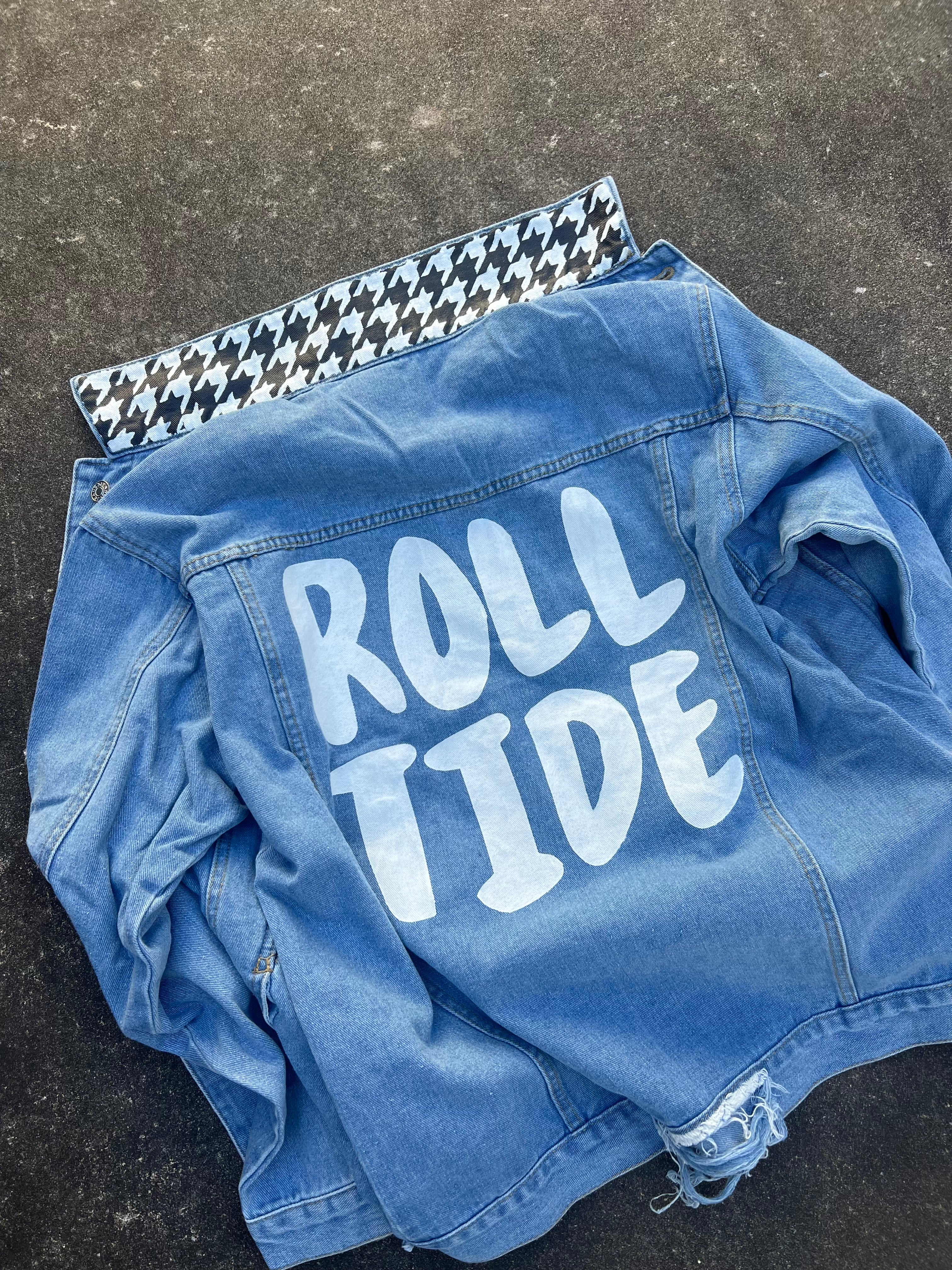 Custom Hand-Painted Jean Jacket