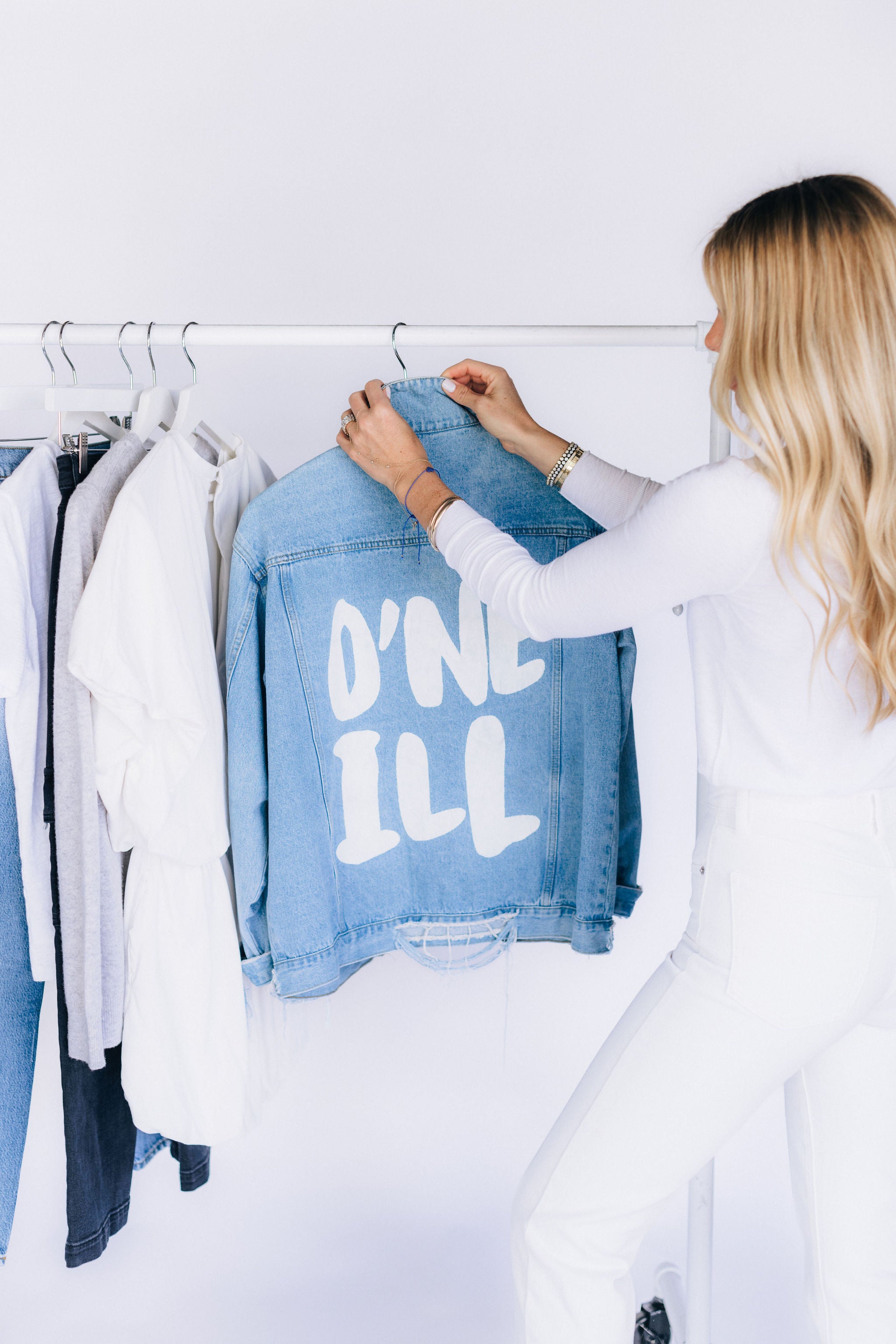 Custom Hand-Painted Jean Jacket